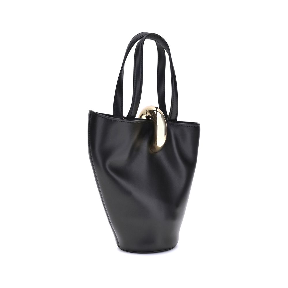 Jacquemus Black Calf Leather Bos Taurus Backet Bag Jacquemus