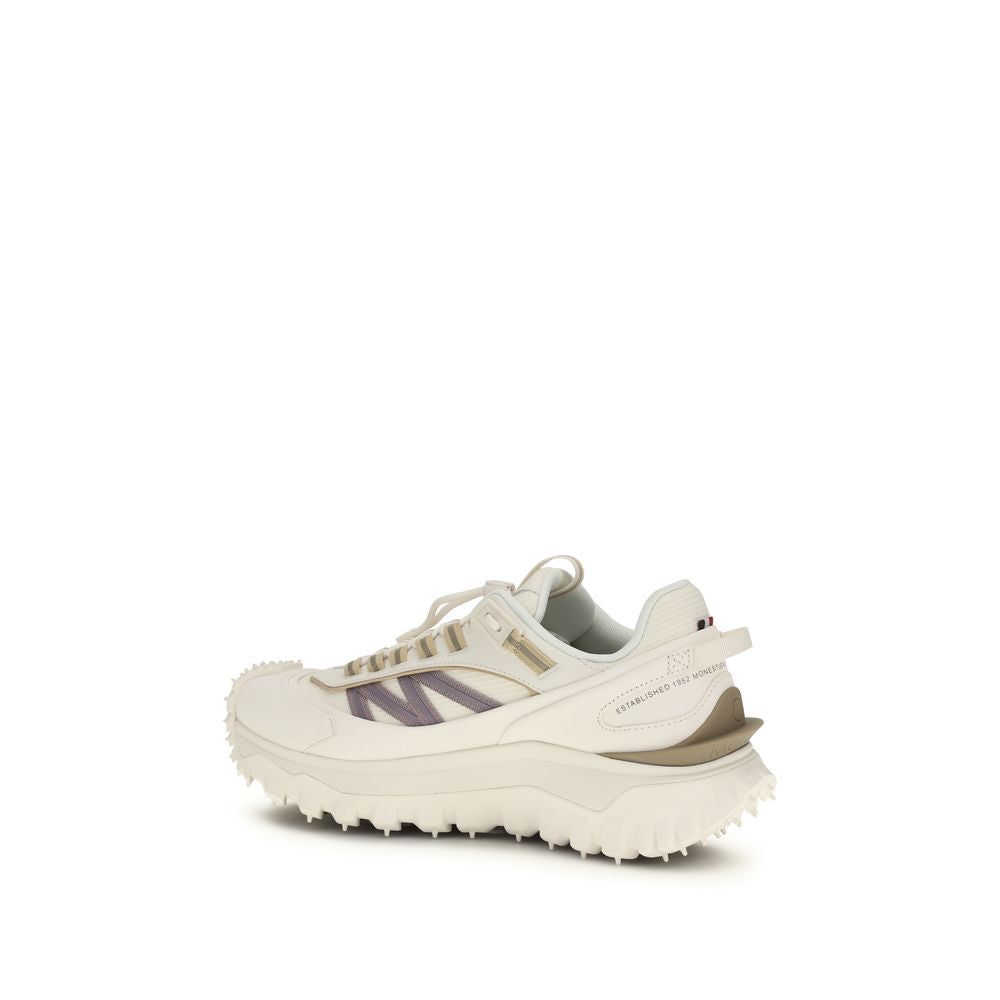 Moncler White Polyester Athletic Sneakers Moncler