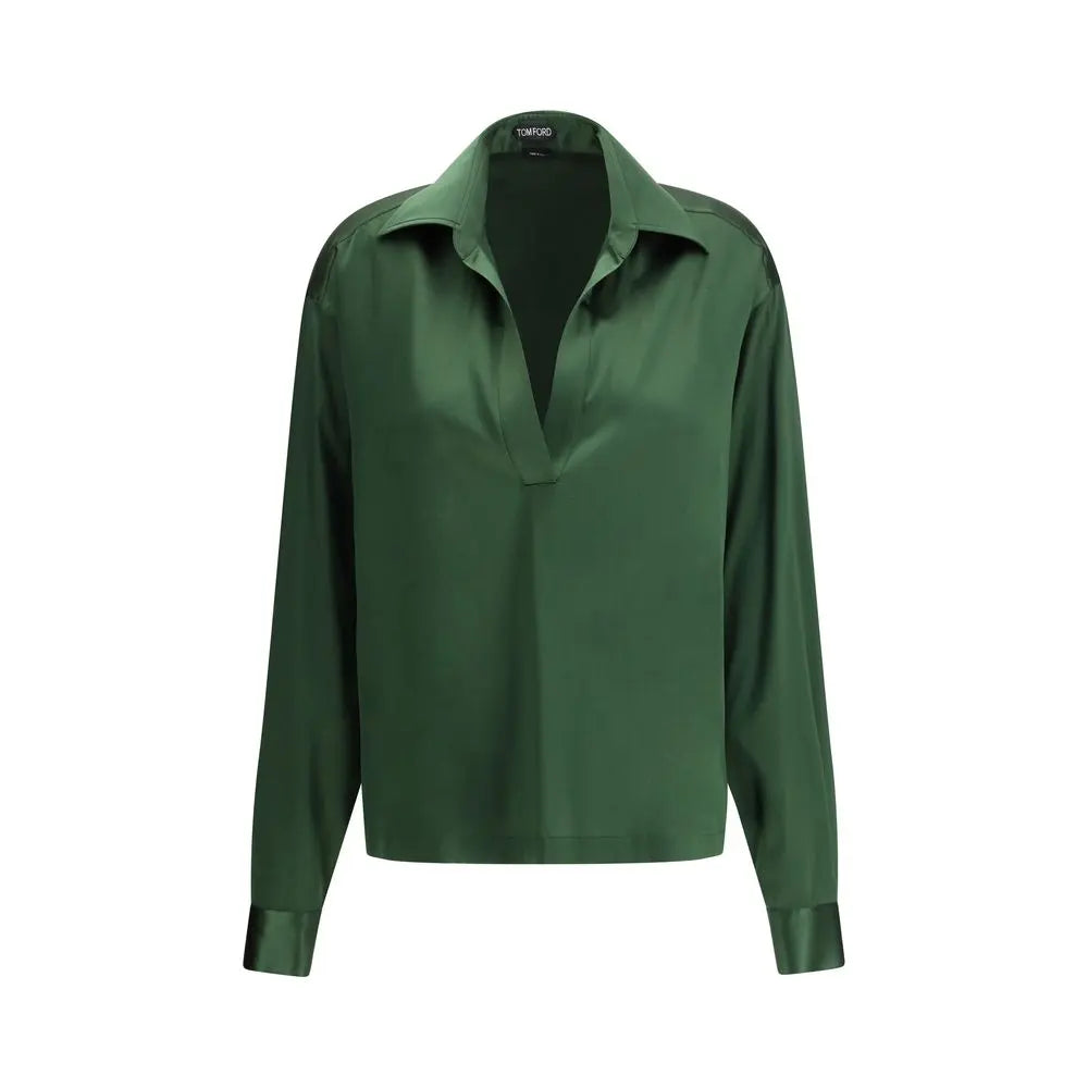 Tom Ford Bicolor Silk Shirt Tom Ford