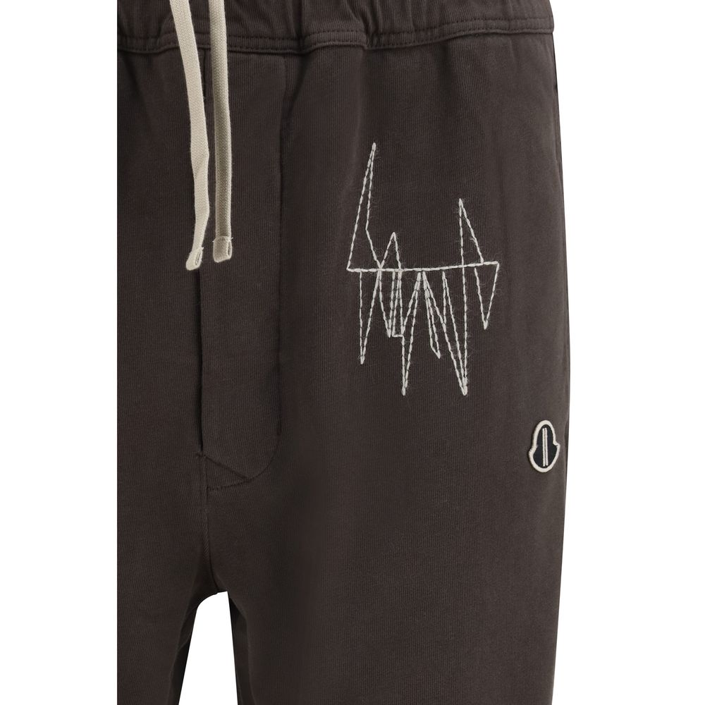 Moncler x Rick Owens Brown Cotton Athletic Pants Moncler x Rick Owens