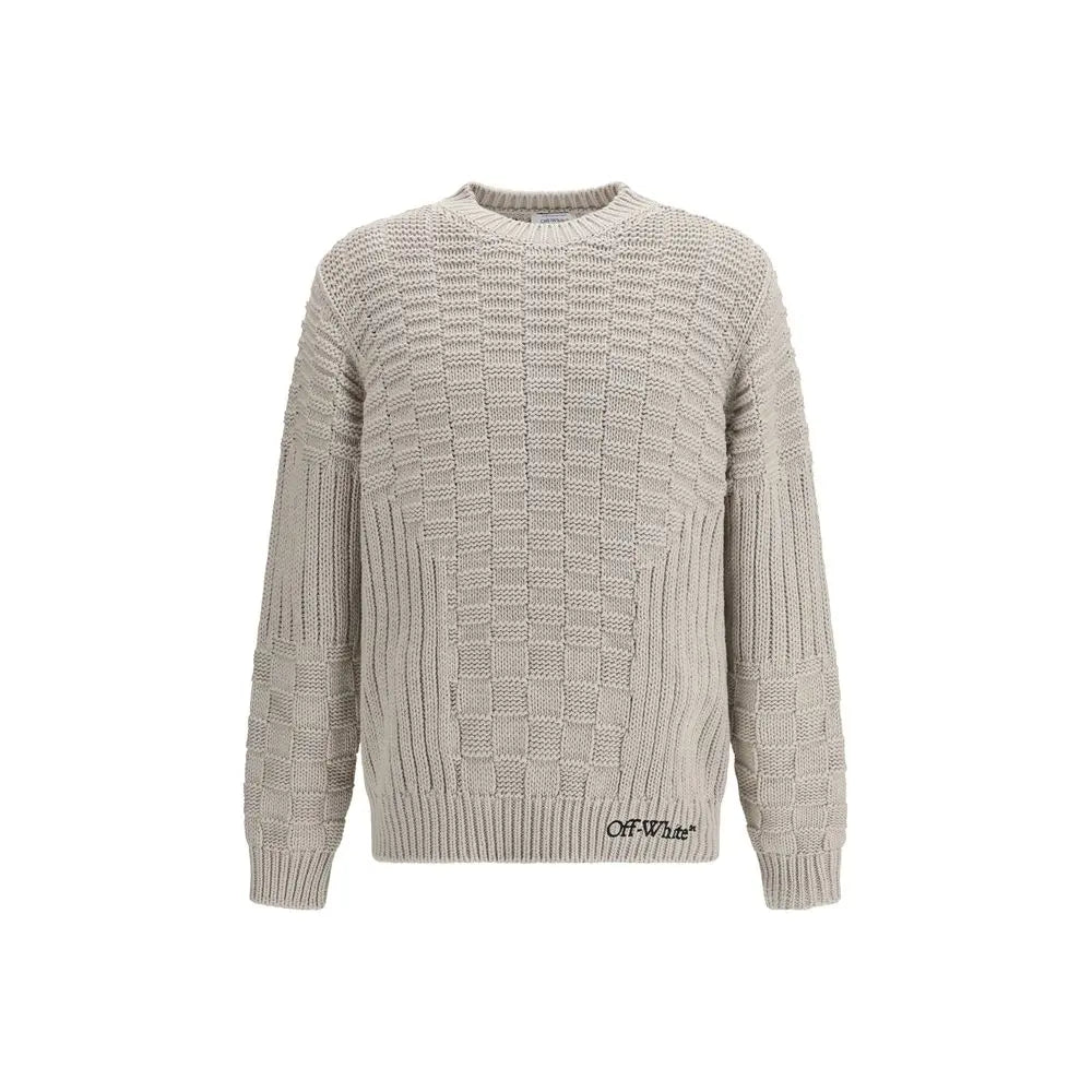 Off-White Beige Cotton Sweatshirt Off-White