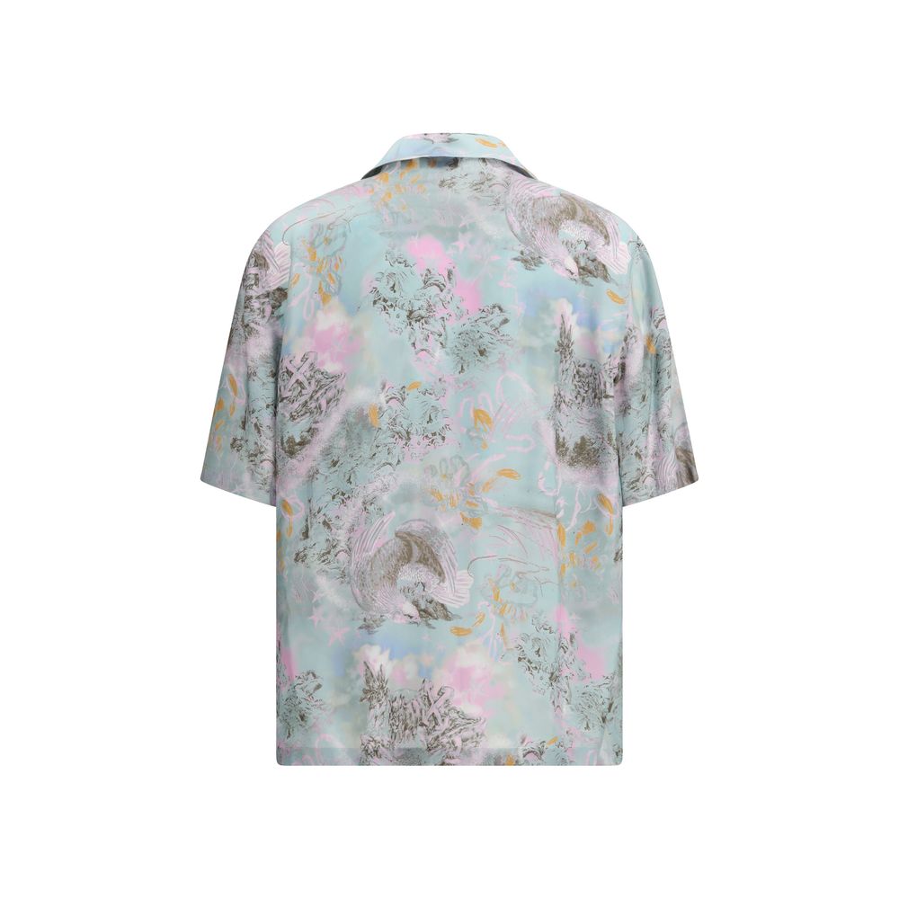 Off-White Multicolor Viscose Pattern Shirt Off-White