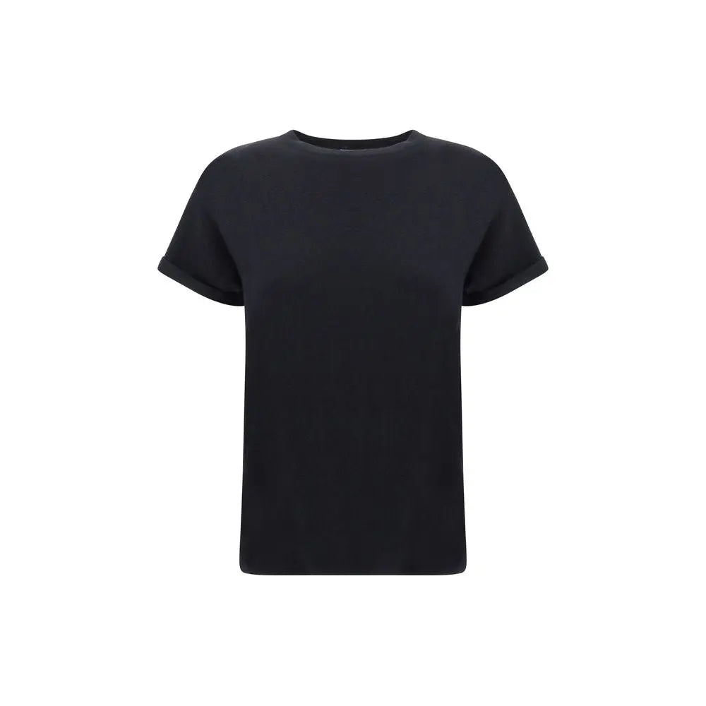 Brunello Cucinelli Black Nylon T-Shirt Brunello Cucinelli