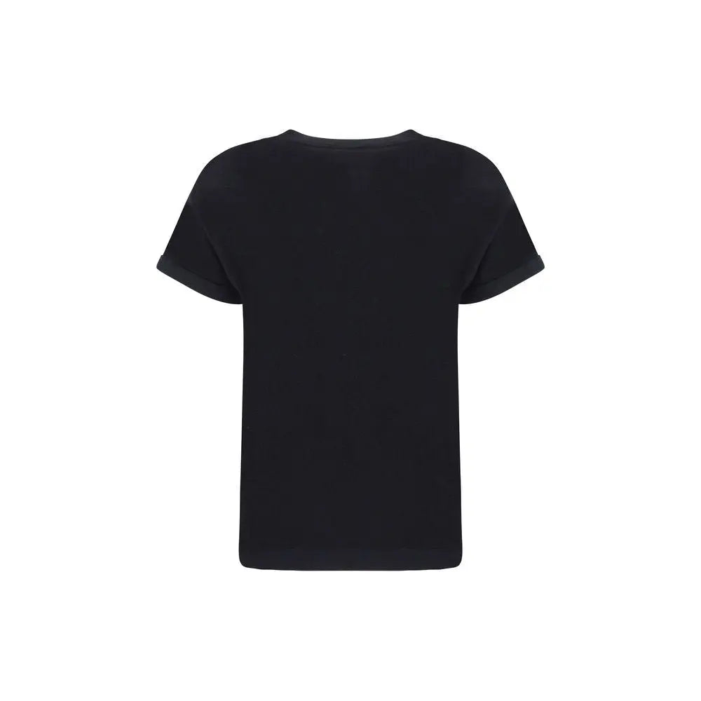 Brunello Cucinelli Black Nylon T-Shirt Brunello Cucinelli