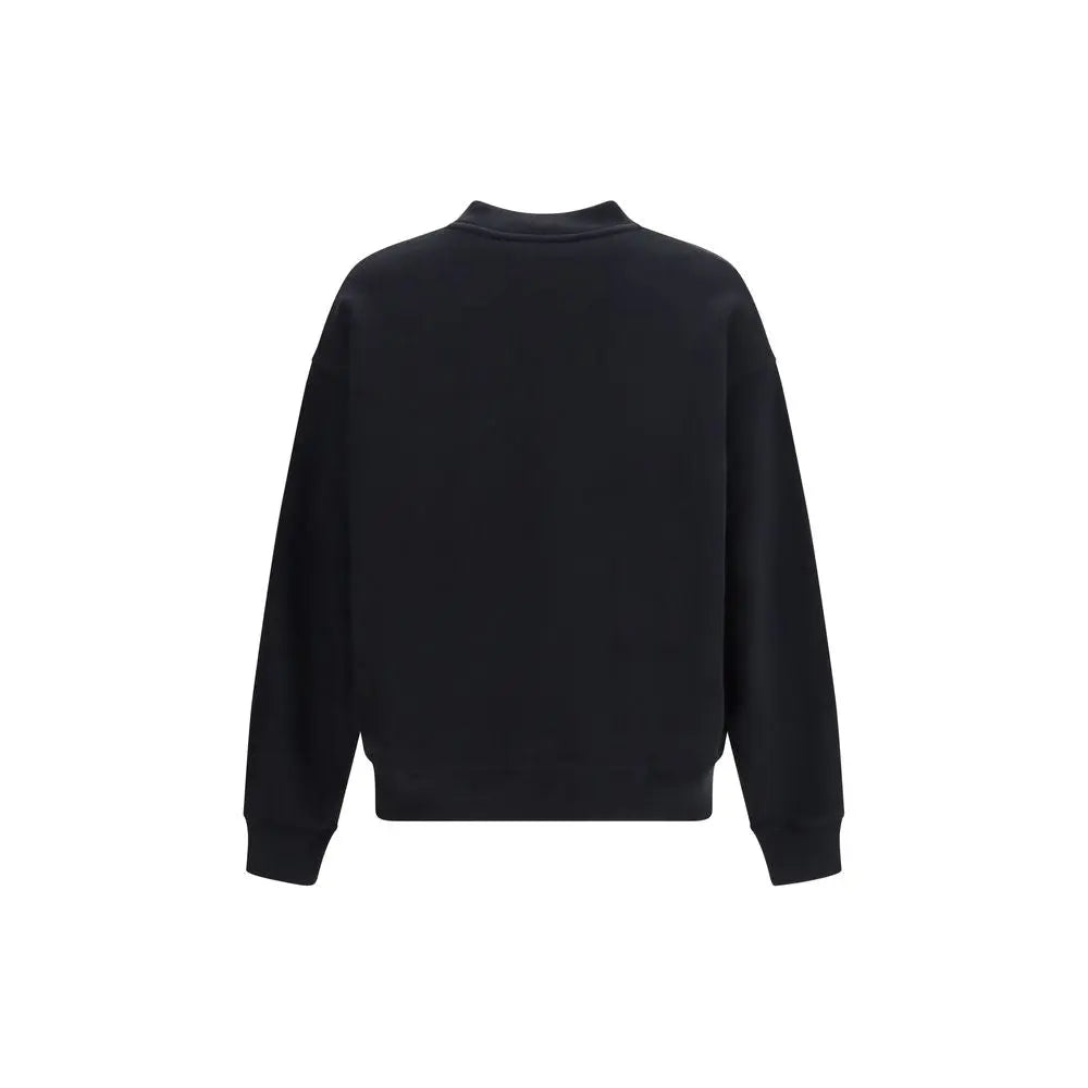 Off-White Black Cotton Sweatshirt Off-White
