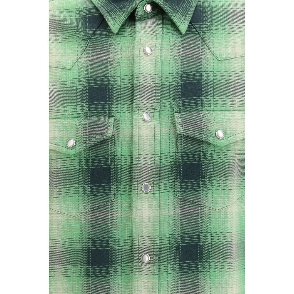 Tom Ford Bicolor Cotton Pattern Shirt Tom Ford