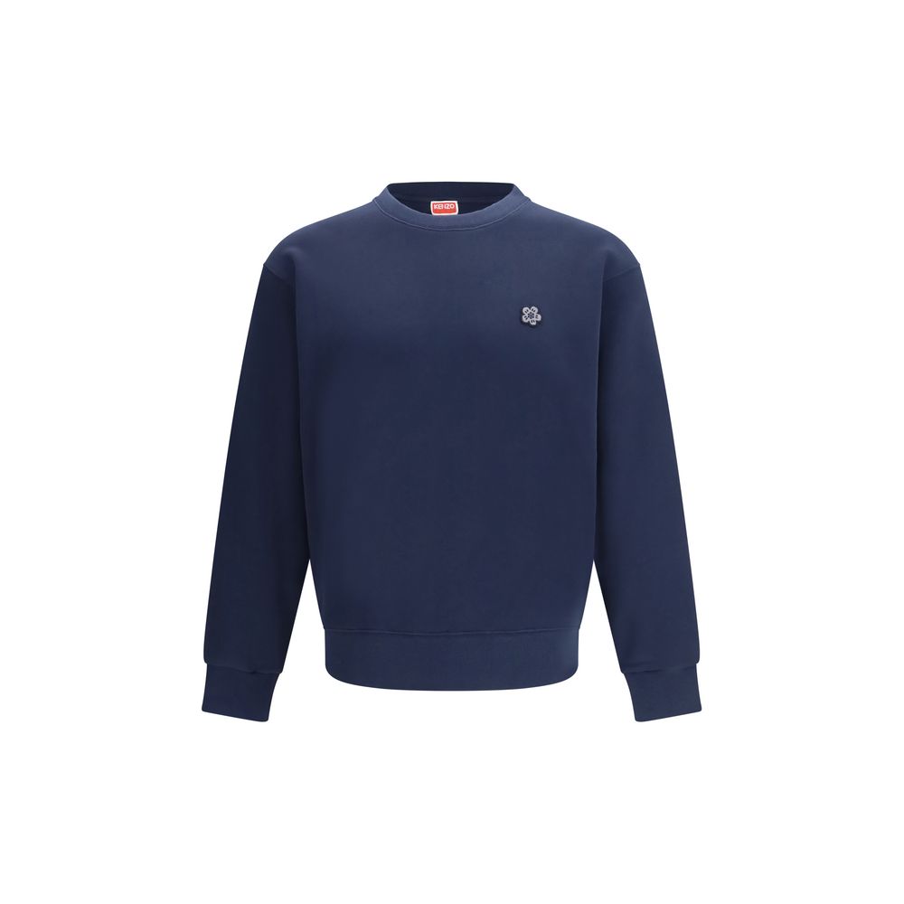 Kenzo Blue Cotton Sweatshirt Kenzo