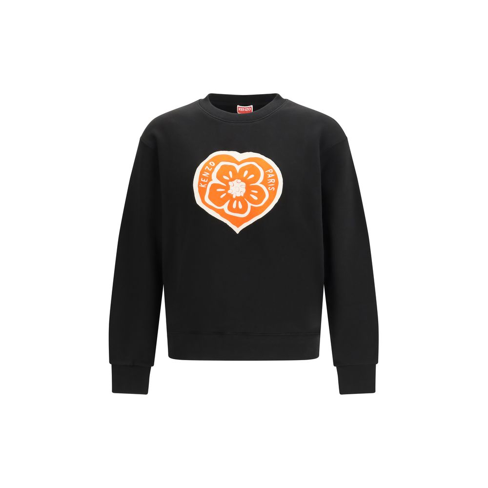 Kenzo Black Cotton Sweatshirt Kenzo