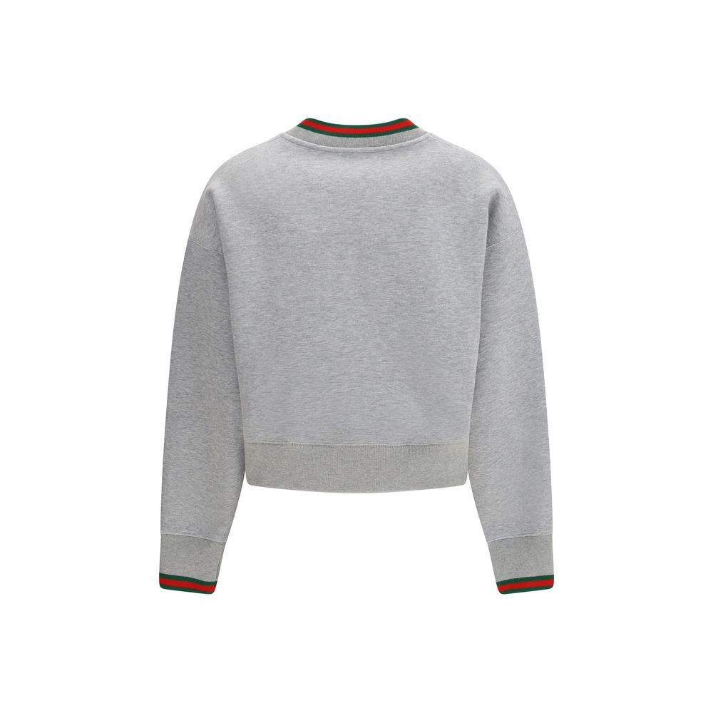 Gucci Gray Cotton Sweatshirt Gucci