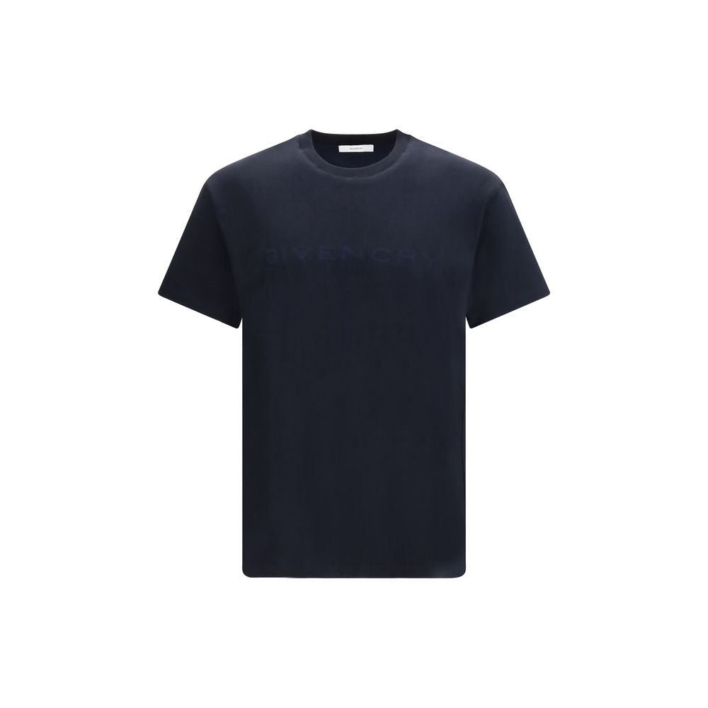 Givenchy Blue Cotton T-Shirt Givenchy