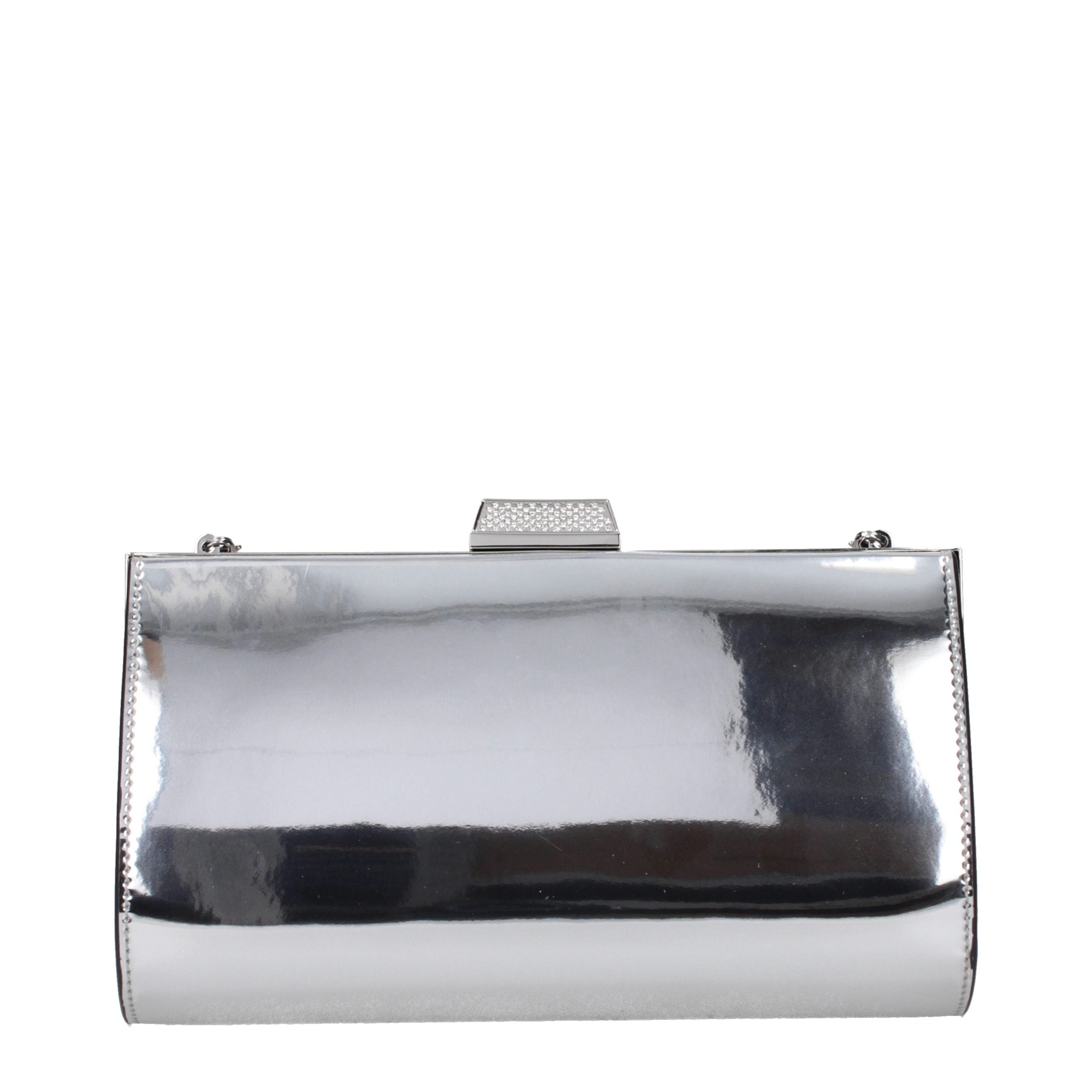 Jimmy Choo Gray Leather Clutch Bag Jimmy Choo