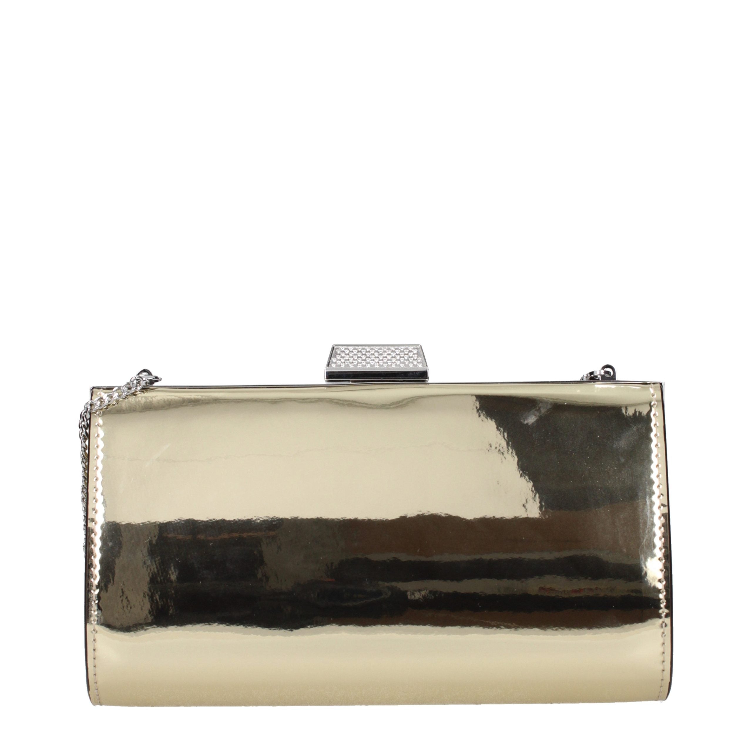 Jimmy Choo Gold Leather Clutch Bag Jimmy Choo