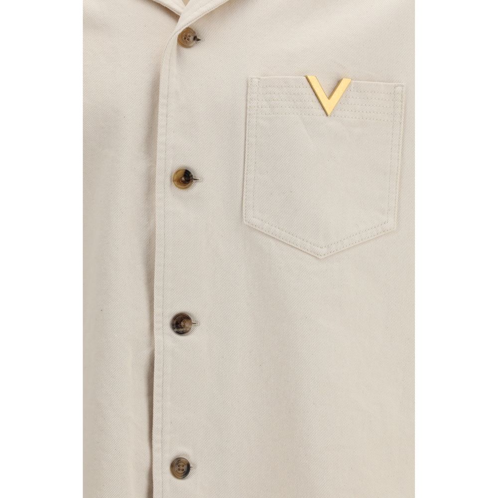 Valentino Beige Denim Shirt Valentino