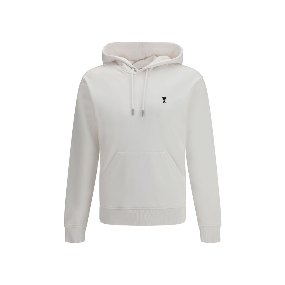 Ami Paris White Cotton Sweatshirt Ami Paris