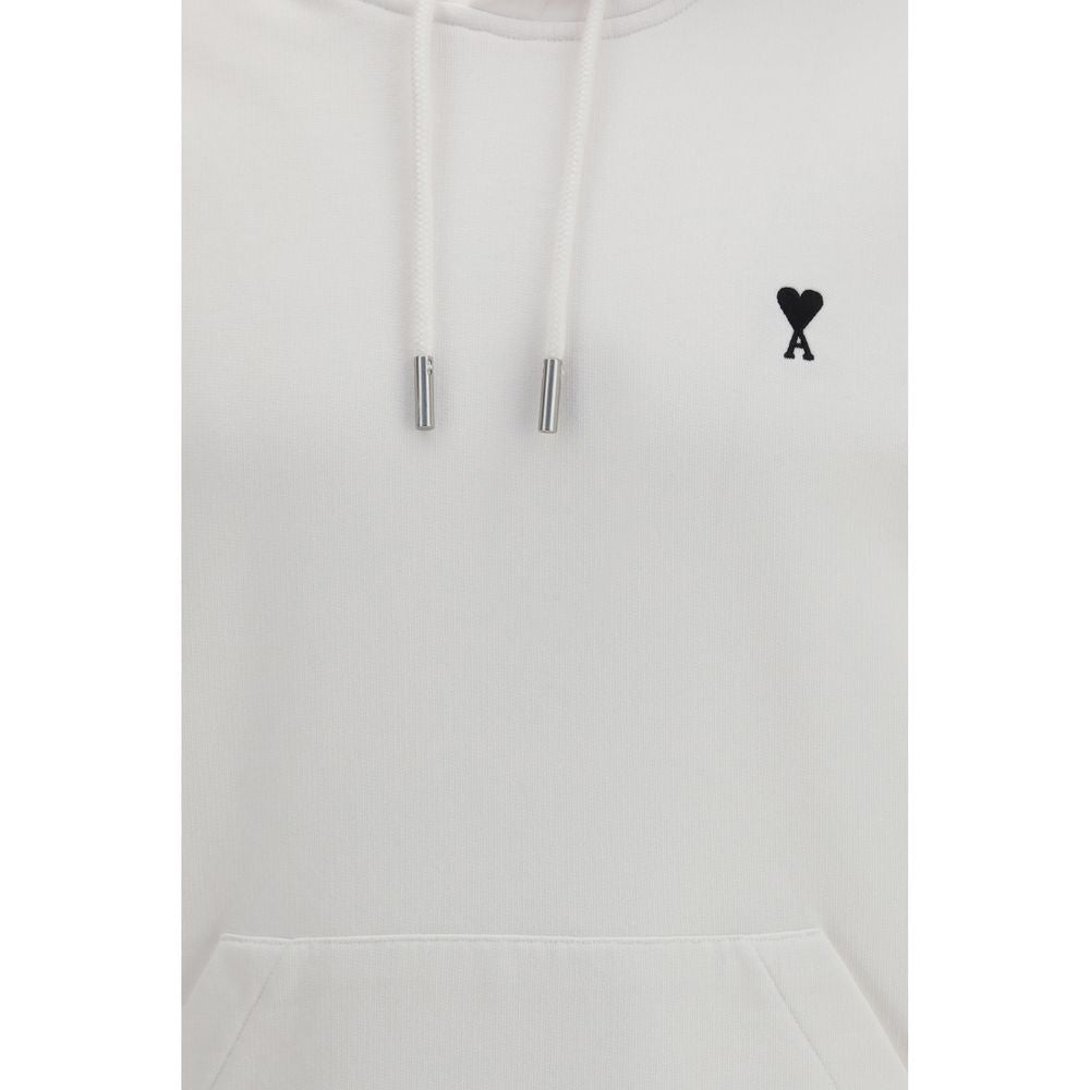 Ami Paris White Cotton Sweatshirt Ami Paris