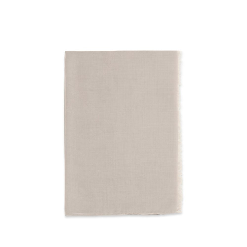 Max Mara Beige Silk Scarf Max Mara