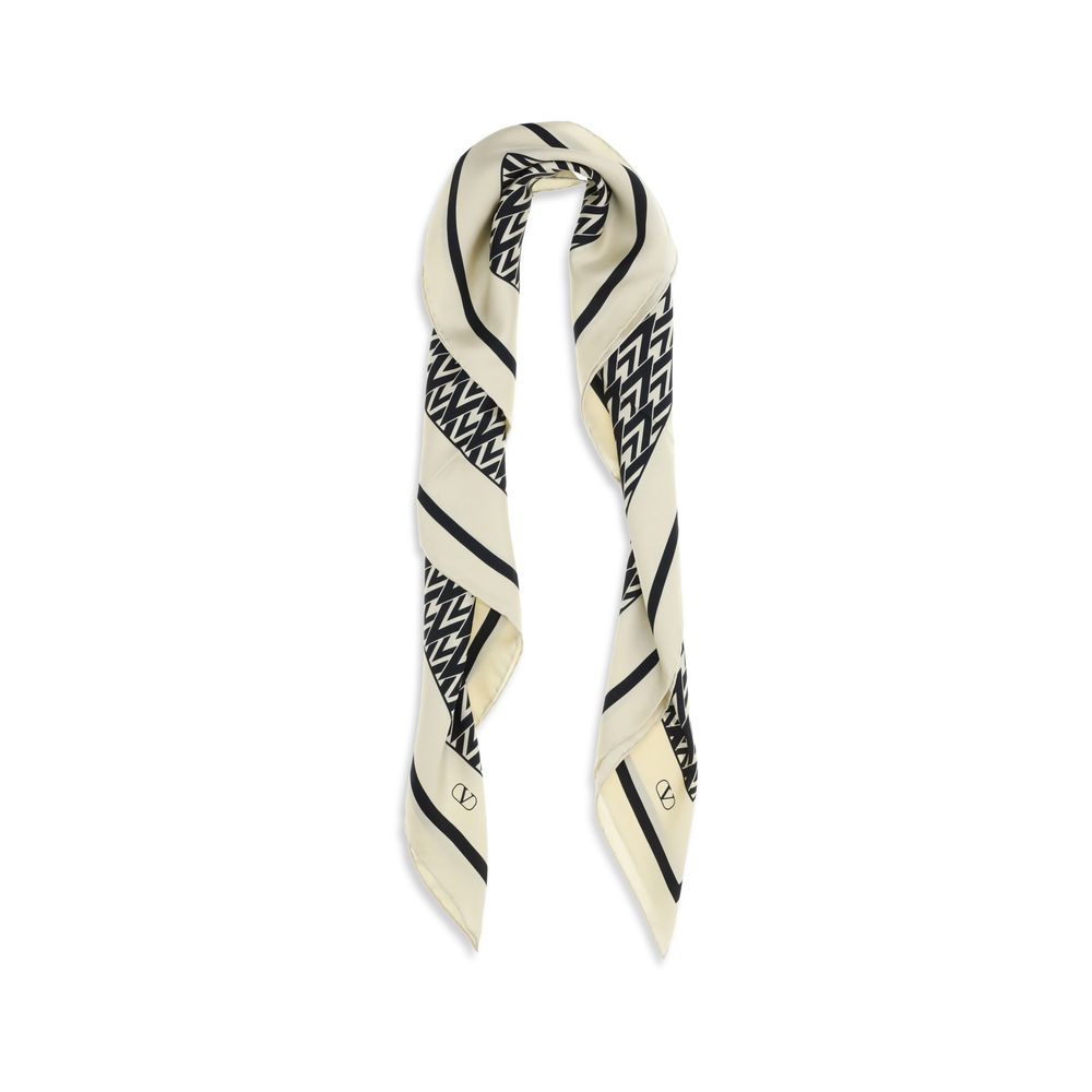 Valentino Garavani Multicolor Silk Scarf Valentino Garavani