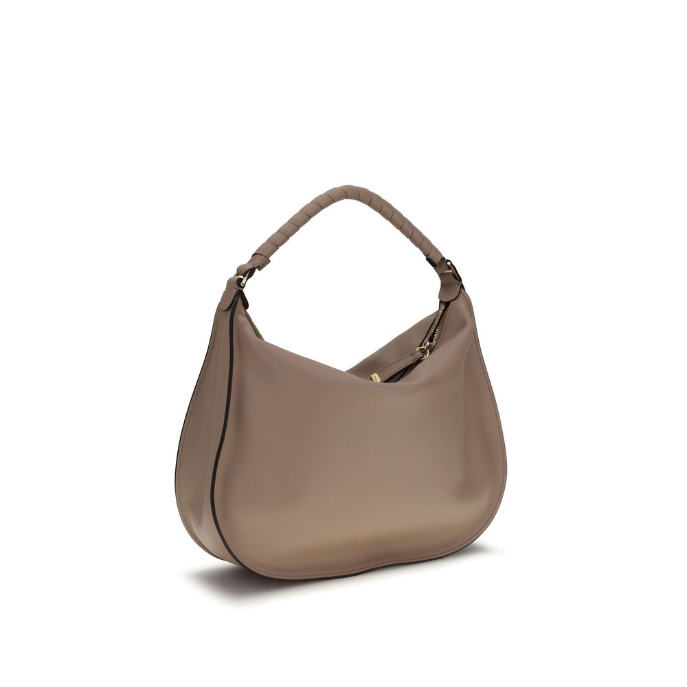 Chloé Beige Calf Leather Bos Taurus Shoulder Bag Chloé