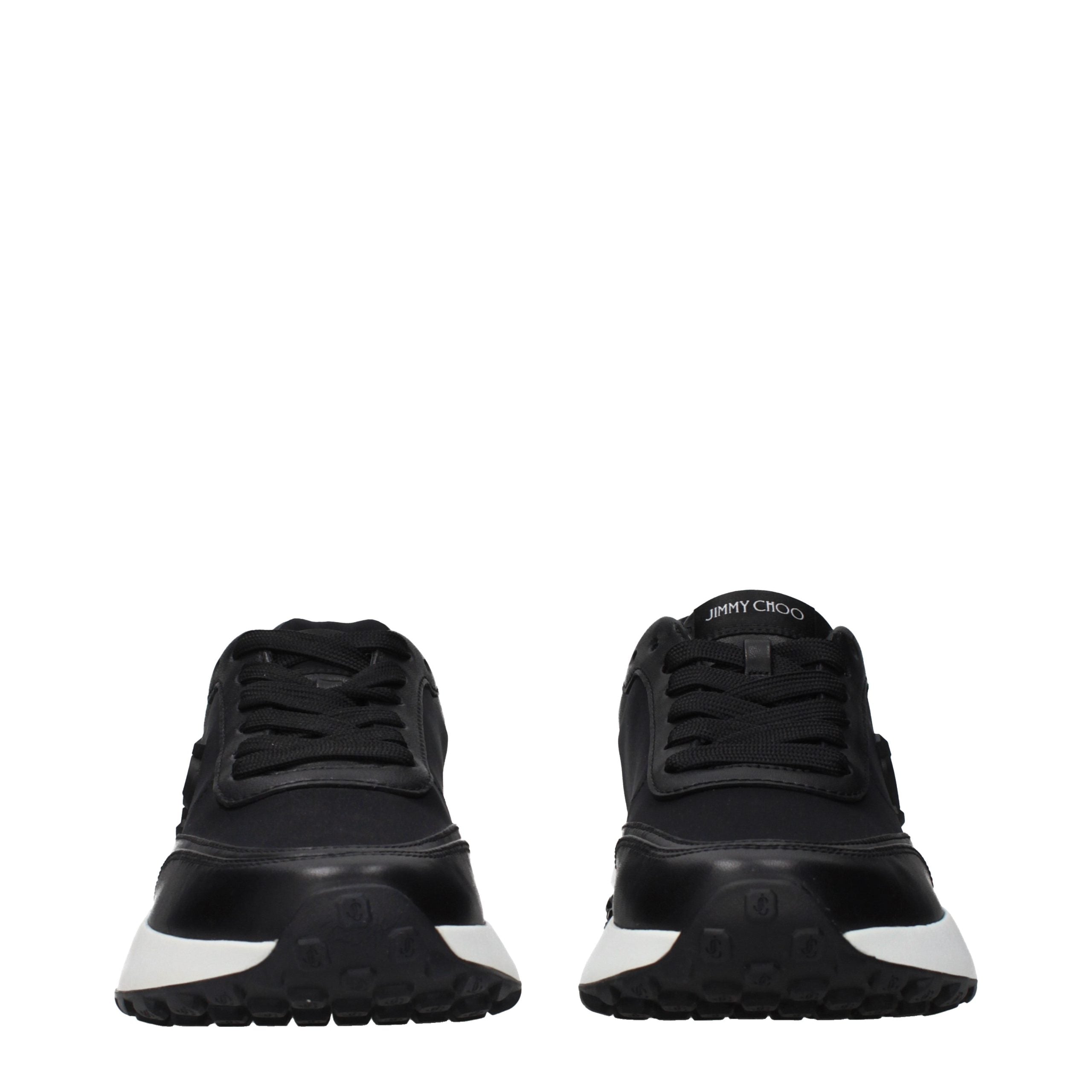 Jimmy Choo Black Fabric Athletic Sneakers Jimmy Choo