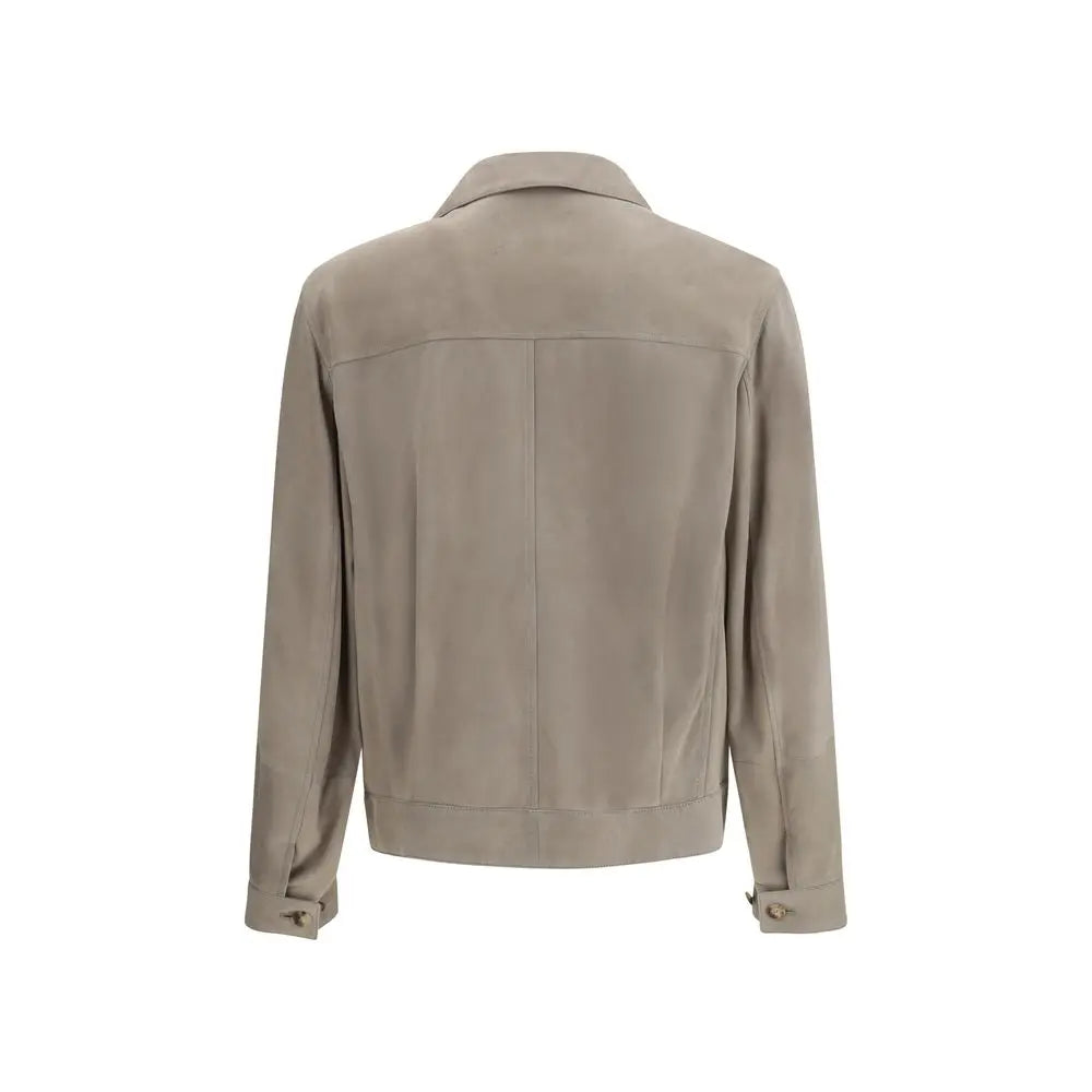 Brunello Cucinelli Bicolor Calf Leather Bos Taurus Clothing Brunello Cucinelli