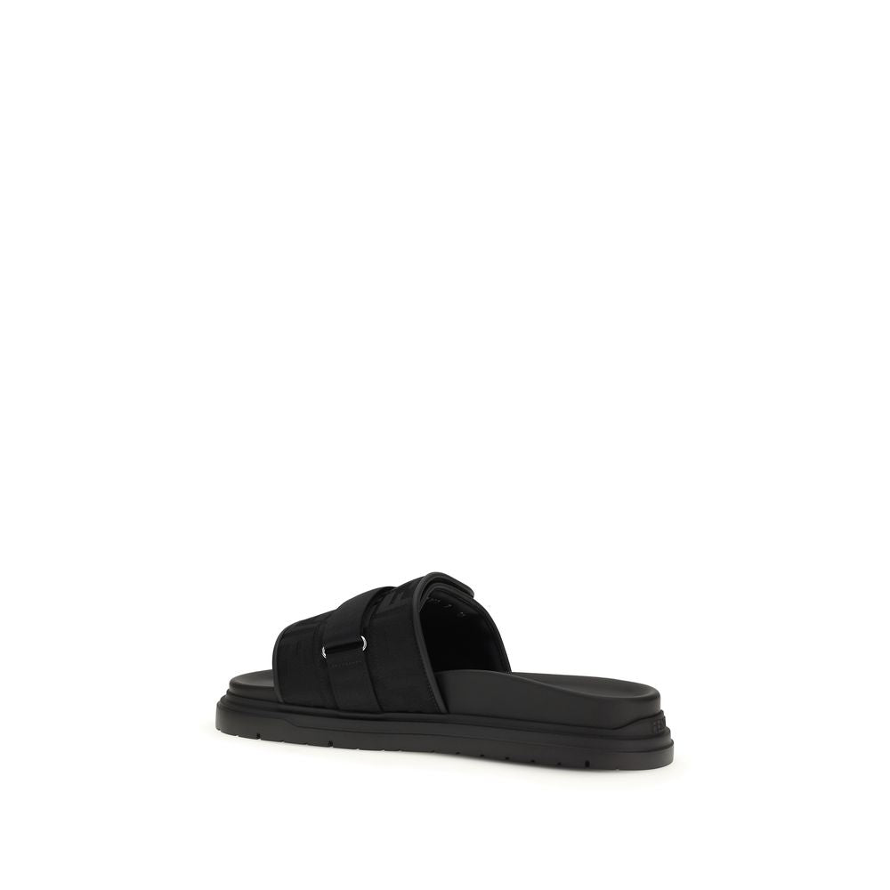 Fendi Black Polyamide Sandals Fendi