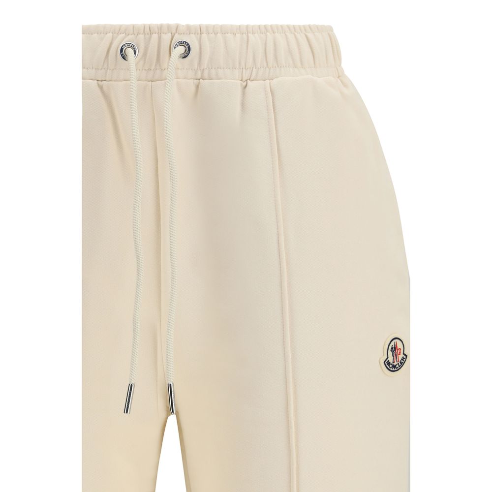 Moncler Beige Cotton Athletic Pants Moncler