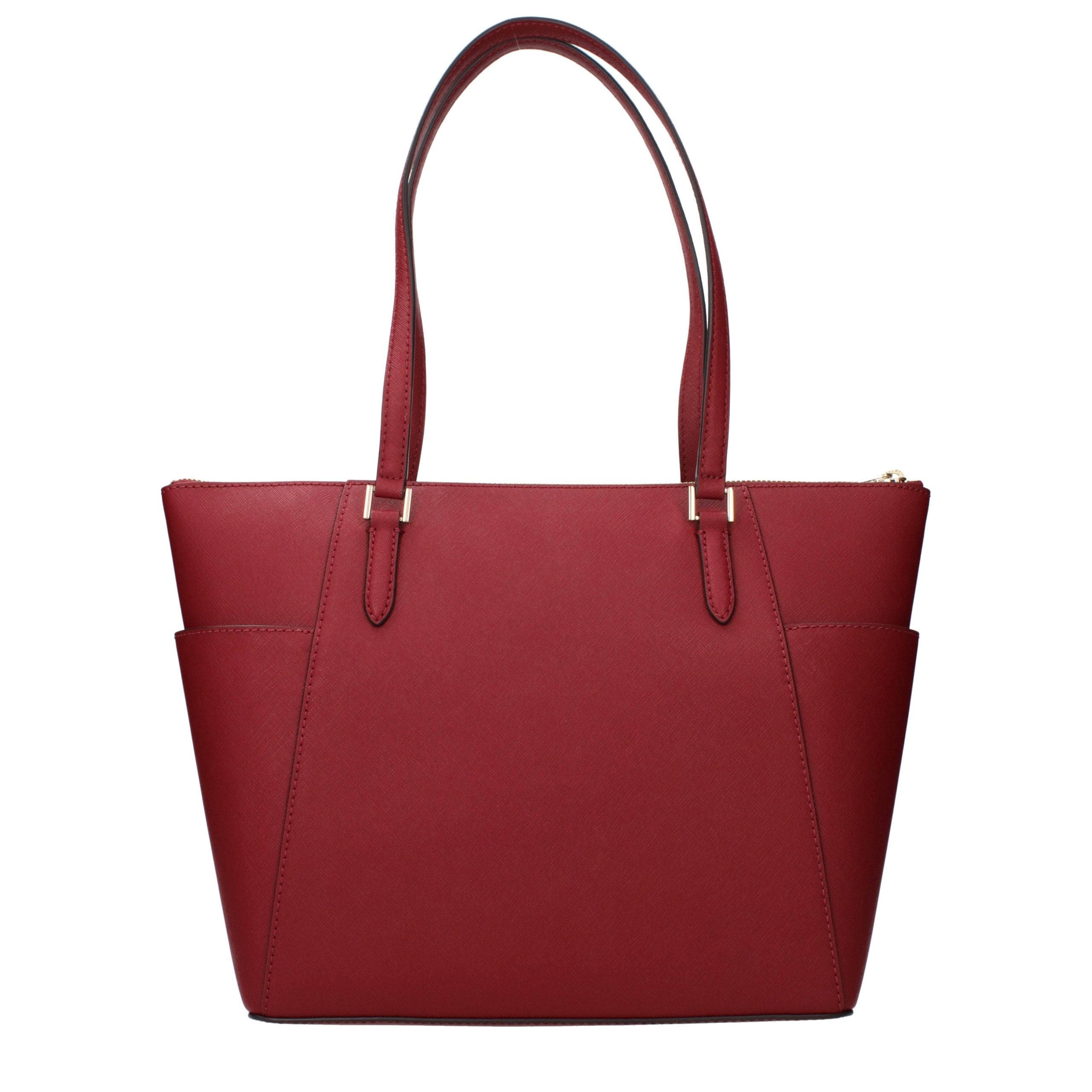 Michael Kors Red Leather Shoulder Bag Michael Kors