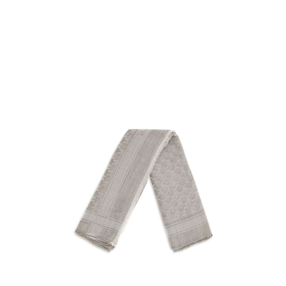 Max Mara Beige Lamb Ovis Aries Aries Scarf Max Mara