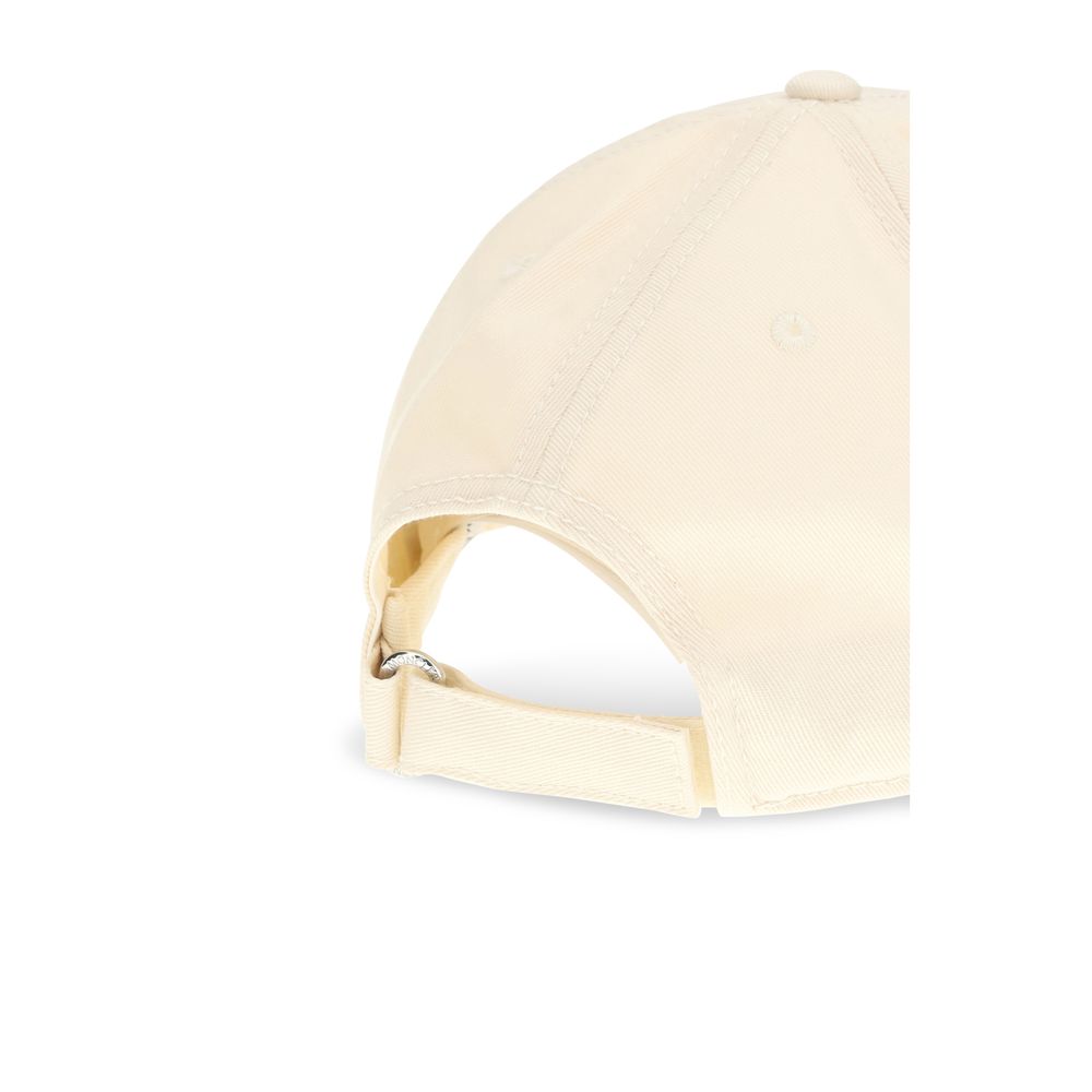 Moncler Beige Cotton Cap (Baseball Hat) Moncler
