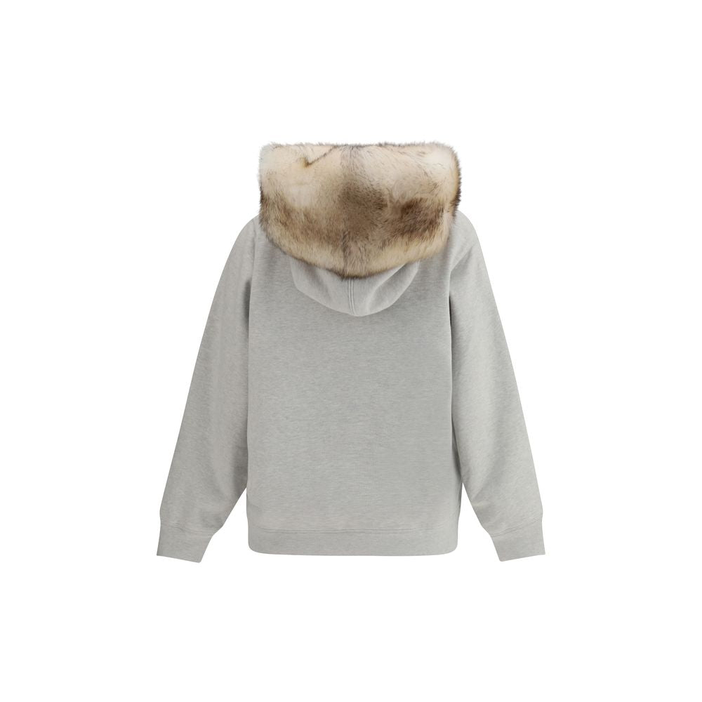 Prada Gray Cotton Sweatshirt Prada