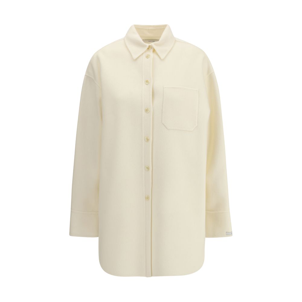 Max Mara Beige Wool Shirt Max Mara