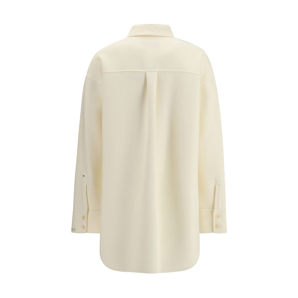 Max Mara Beige Wool Shirt Max Mara