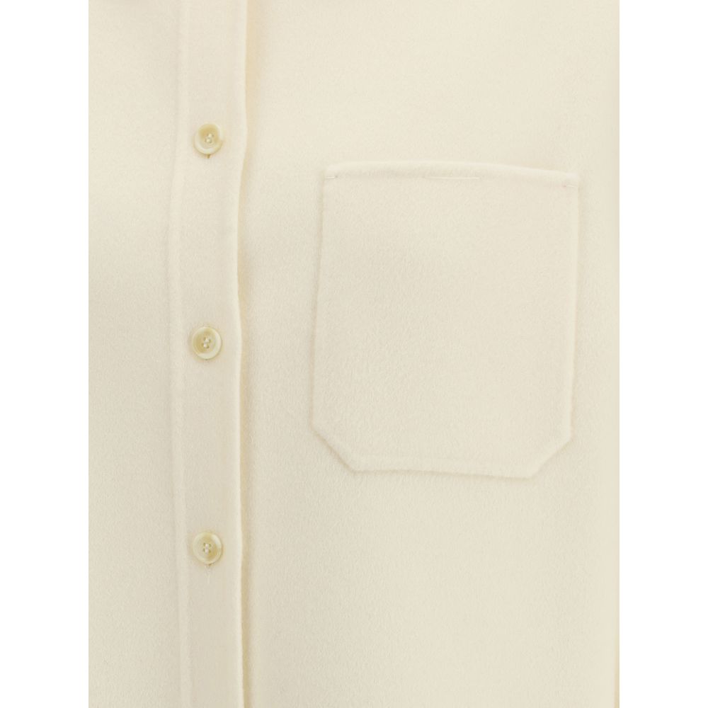 Max Mara Beige Wool Shirt Max Mara