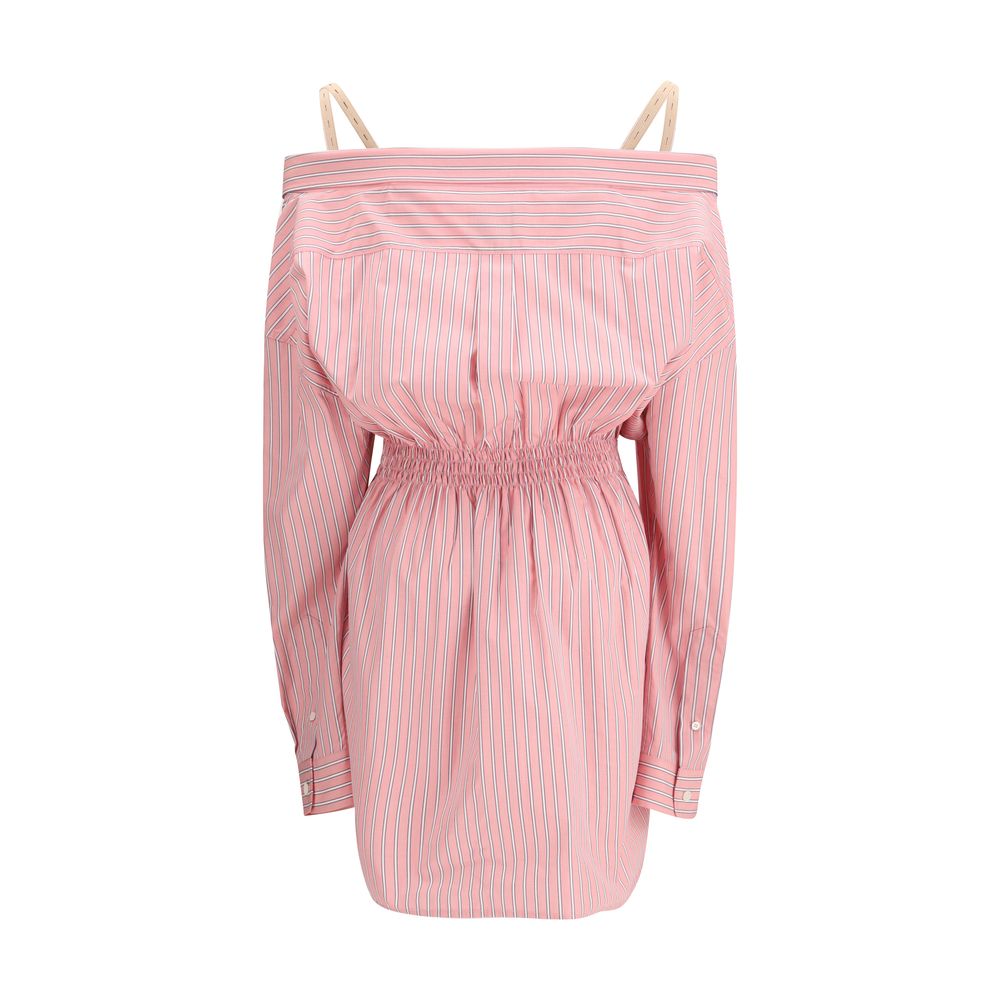 Miu Miu Multicolor Cotton Casual Dress Miu Miu
