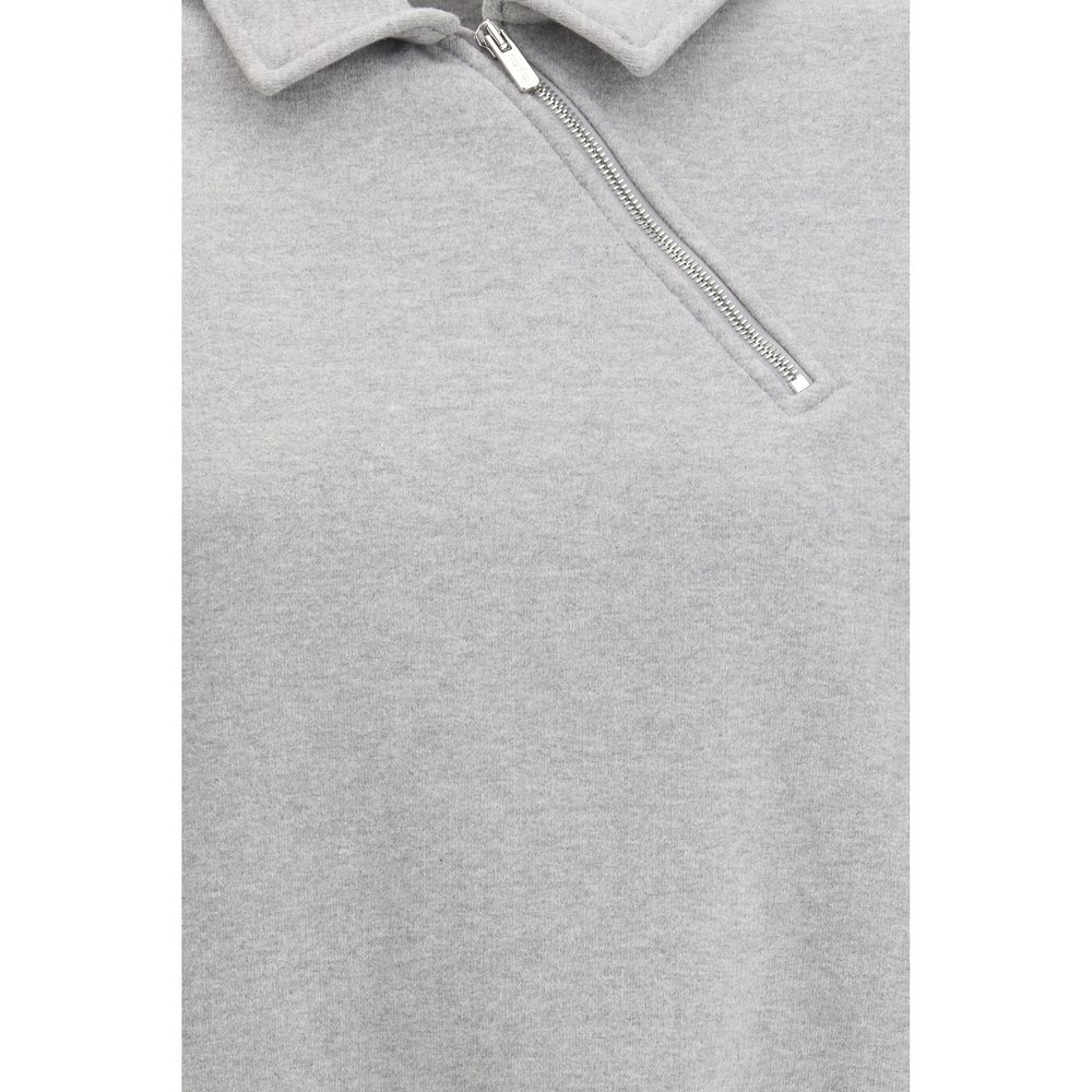 Miu Miu Gray Cotton Sweatshirt Miu Miu