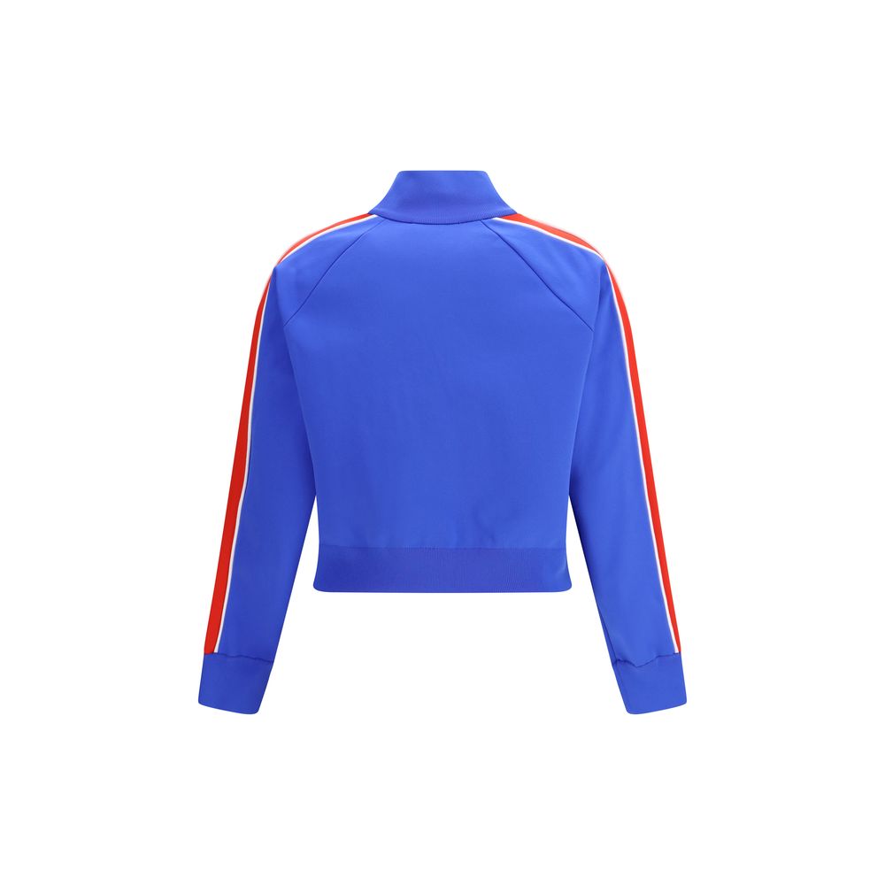 Miu Miu Blue Polyamide Sweatshirt Miu Miu