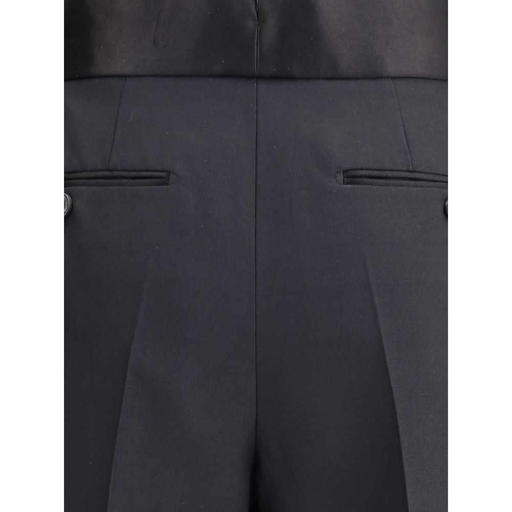 Tom Ford Black Silk Dress Pants Tom Ford
