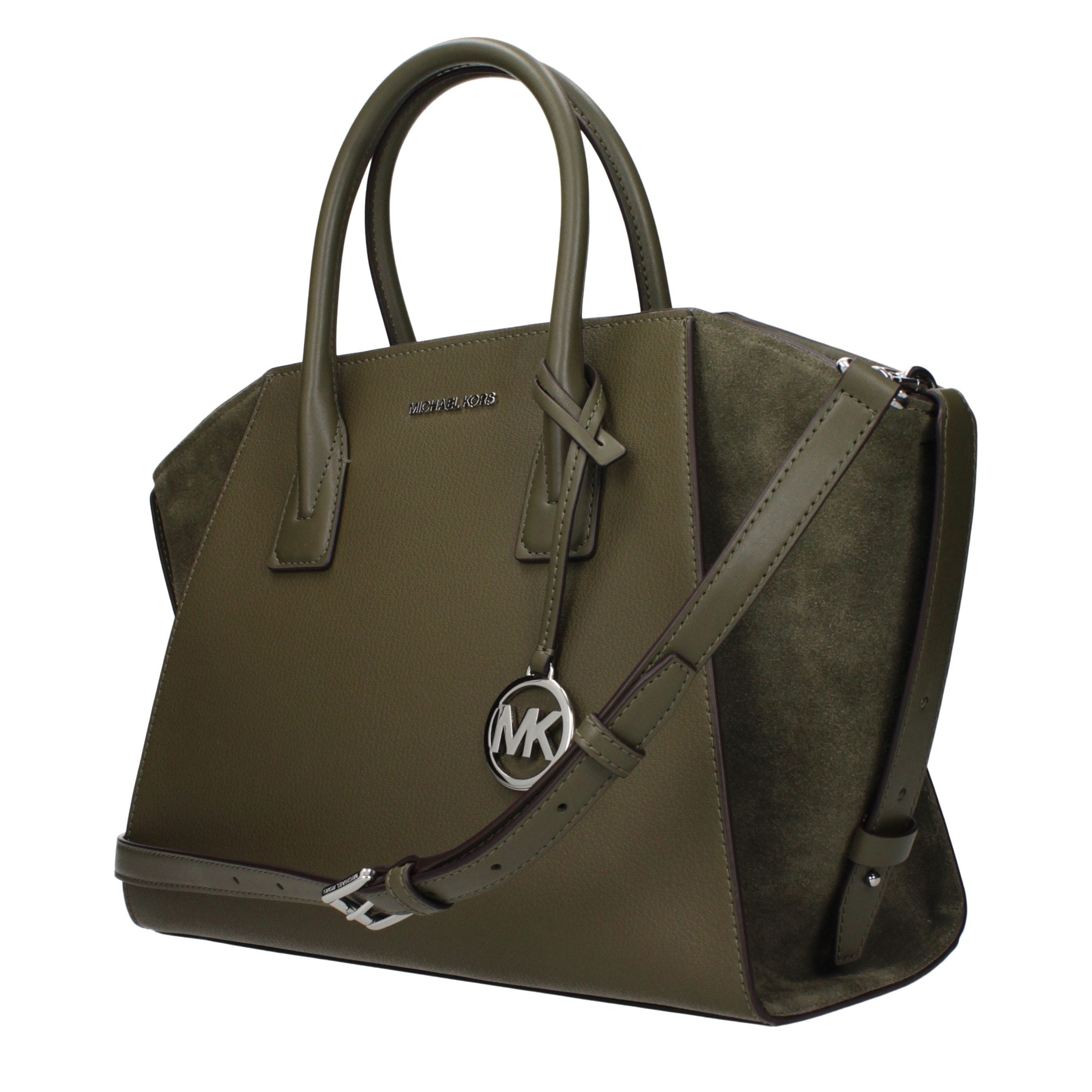 Michael Kors Green Leather Handbag Michael Kors