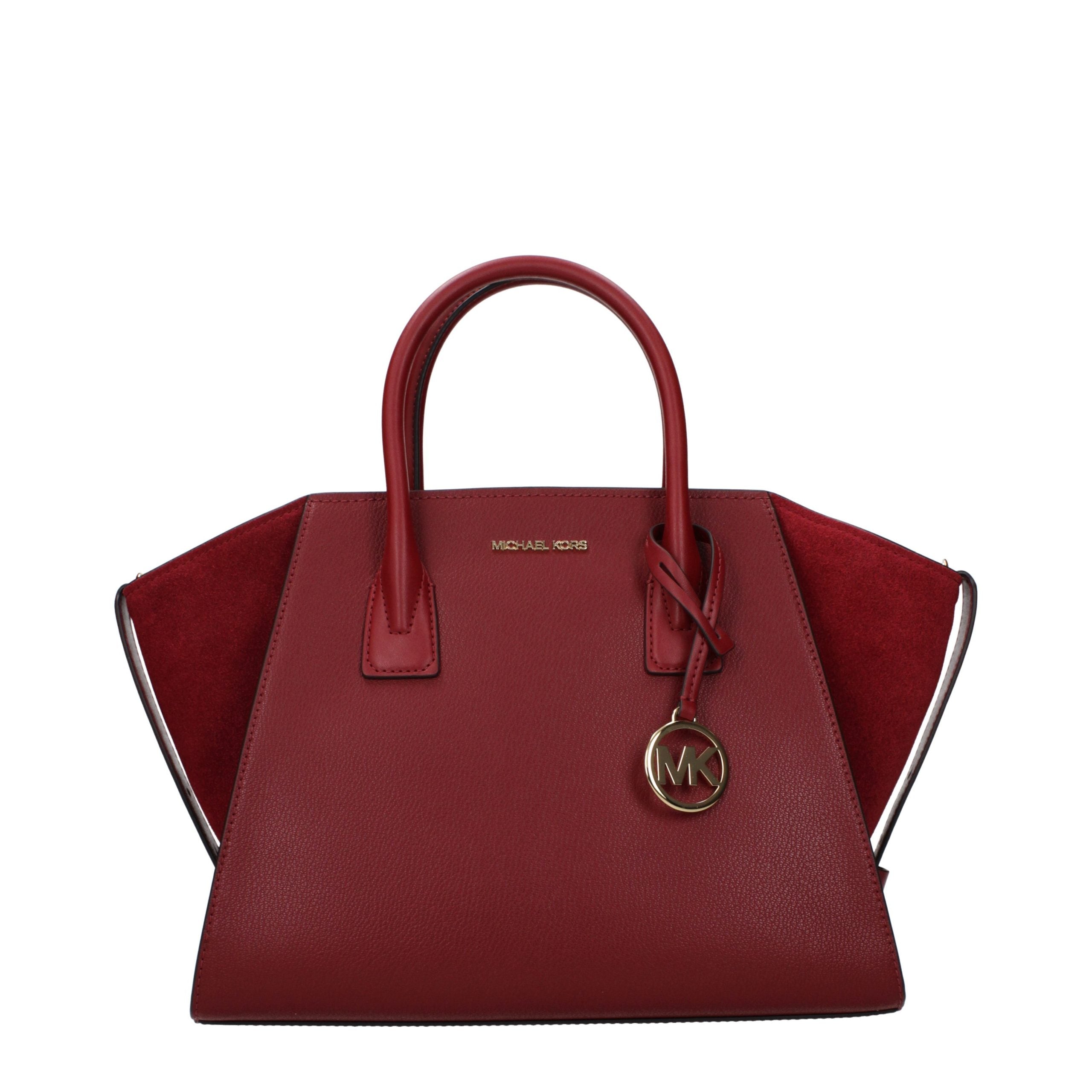 Michael Kors Red Leather Handbag Michael Kors