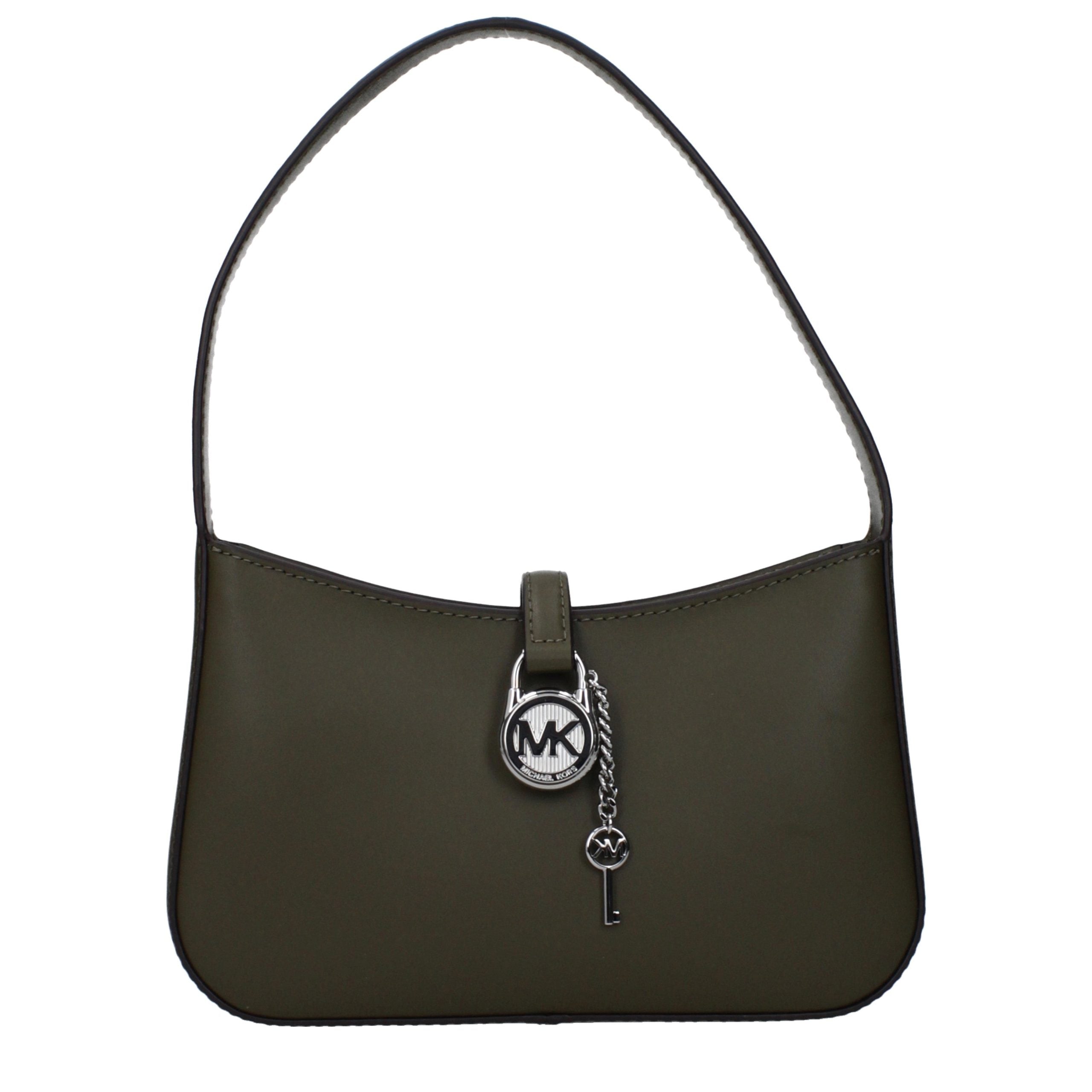 Michael Kors Green Leather Handbag Michael Kors