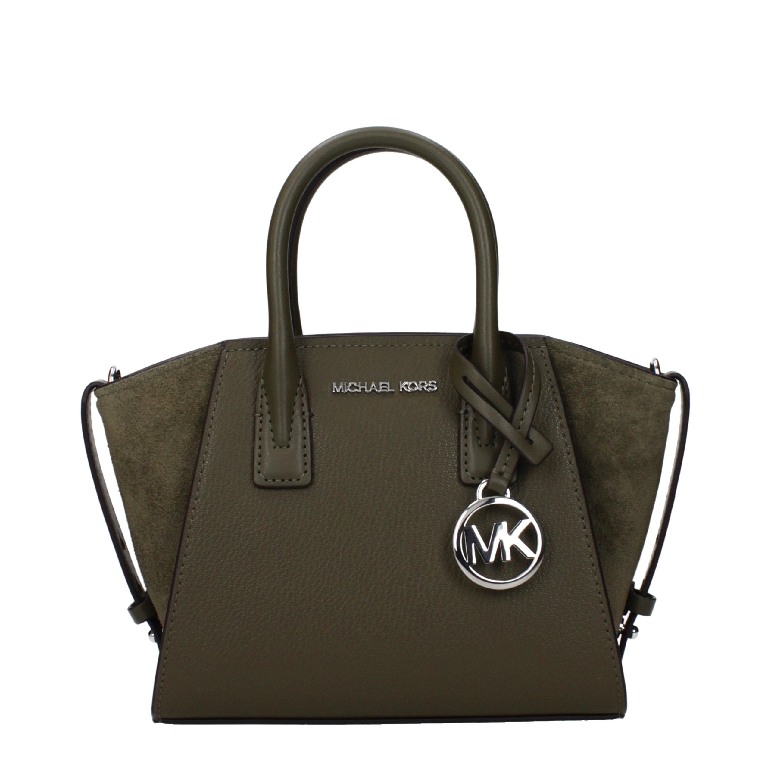 Michael Kors Green Leather Handbag Michael Kors