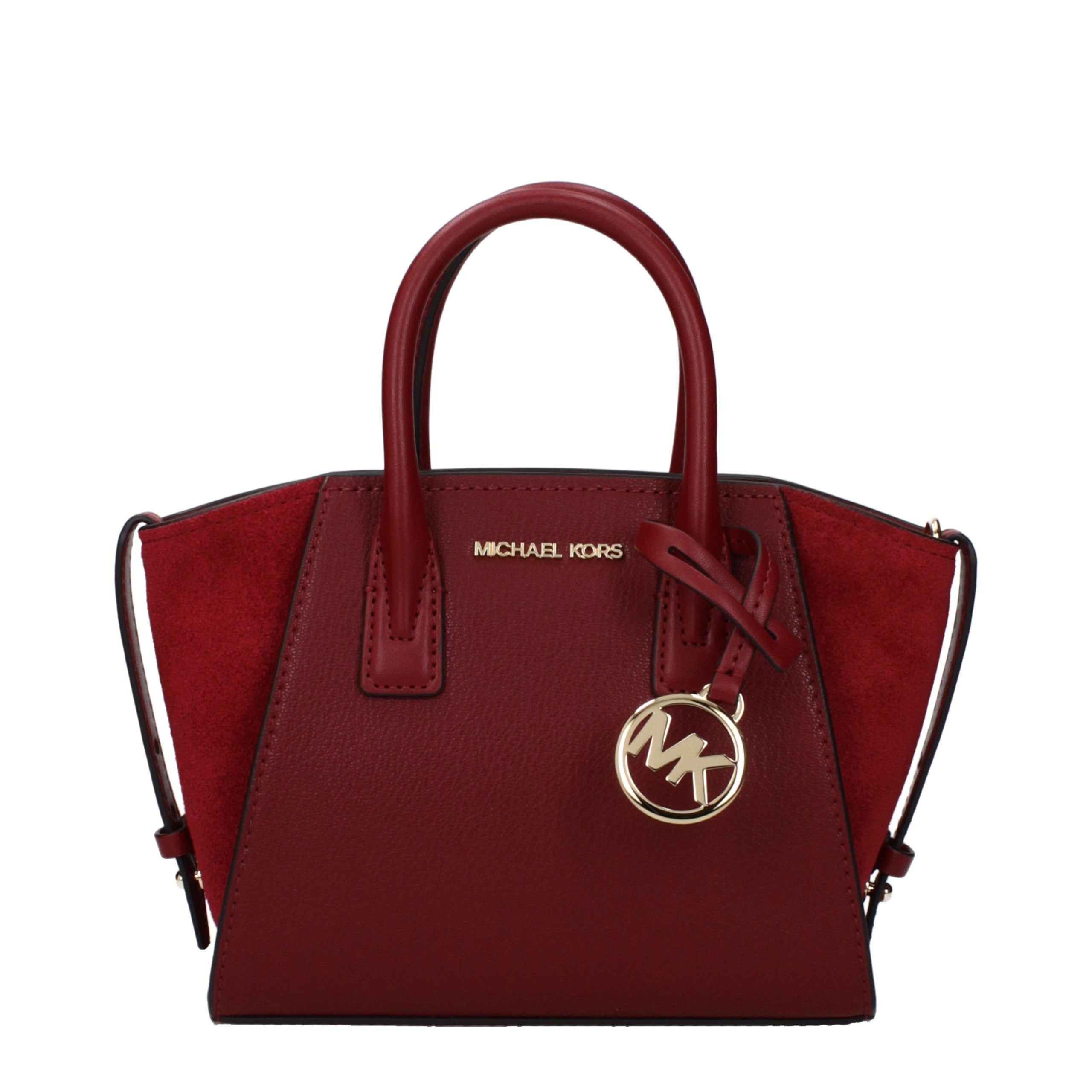 Michael Kors Red Leather Handbag Michael Kors