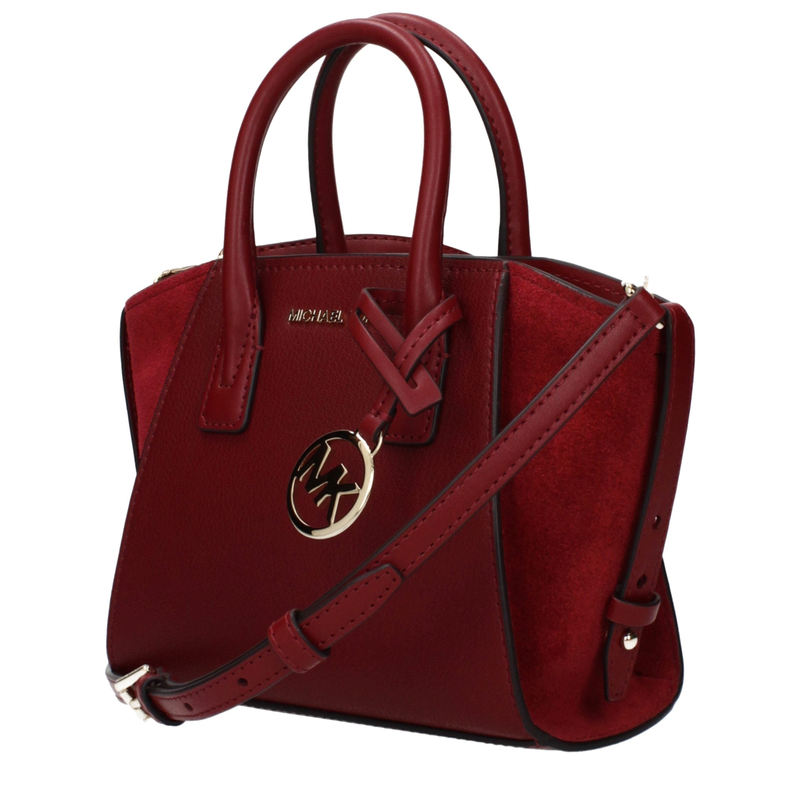 Michael Kors Red Leather Handbag Michael Kors