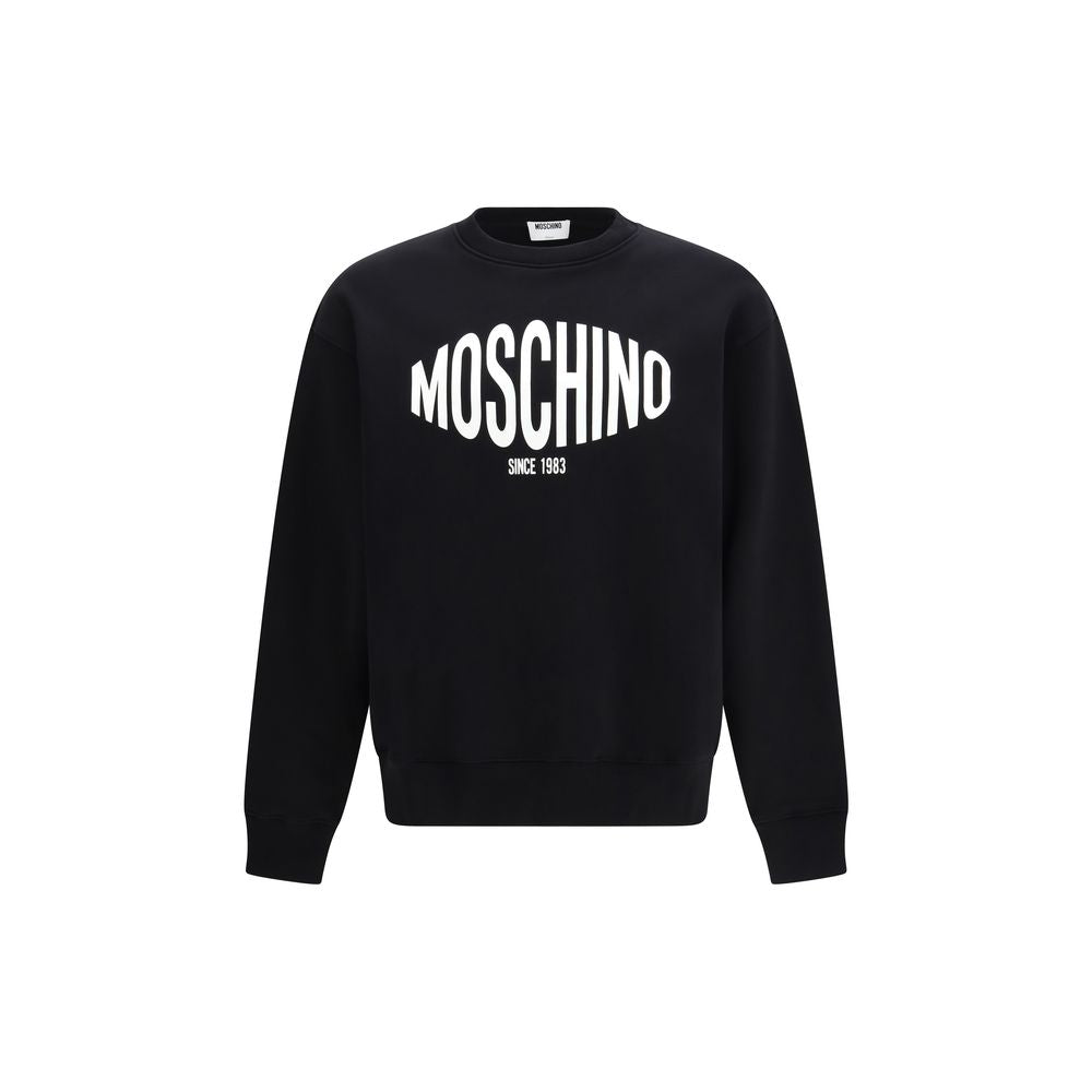 Moschino Black Cotton Sweatshirt Moschino