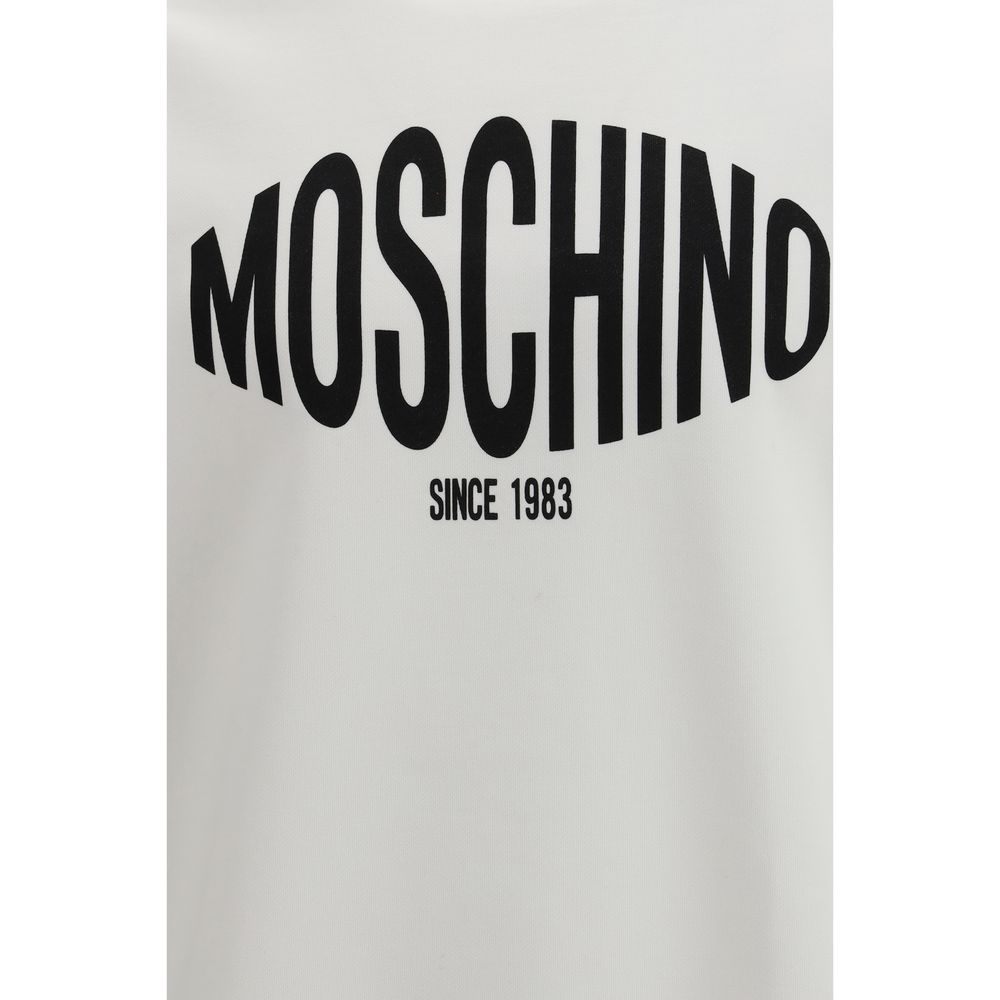 Moschino White Cotton Sweatshirt Moschino