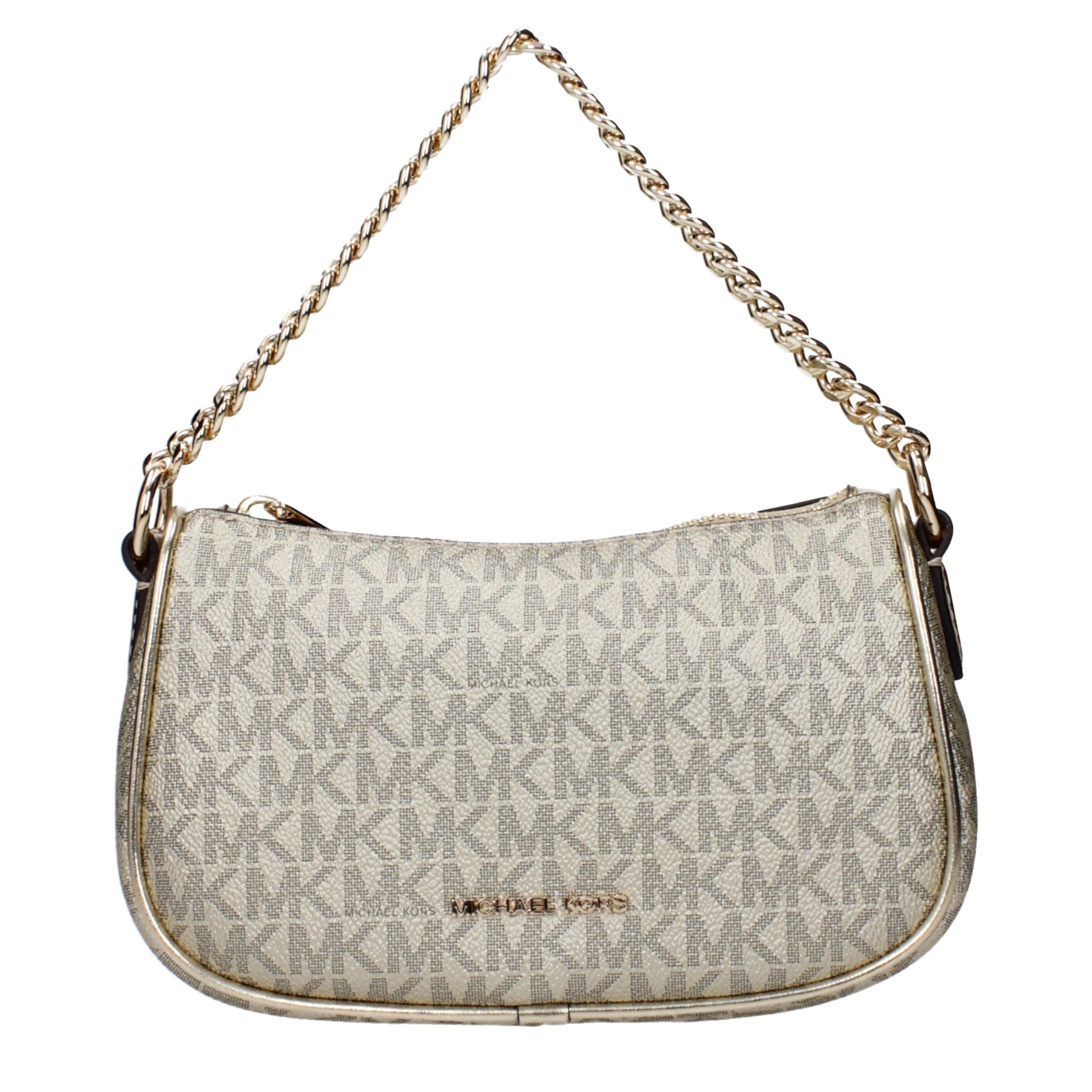 Michael Kors Gold Fabric Handbag Michael Kors