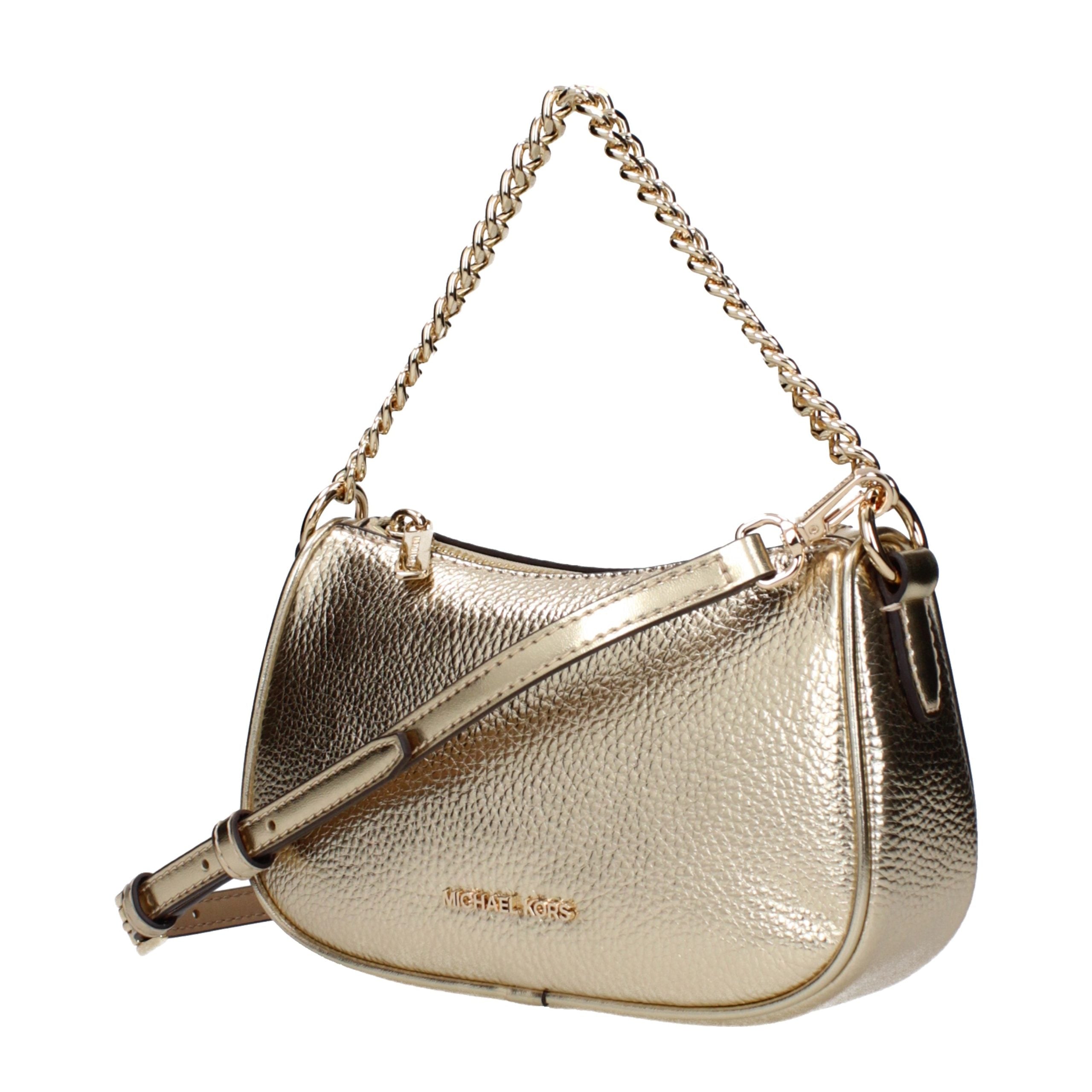 Michael Kors Gold Leather Handbag Michael Kors