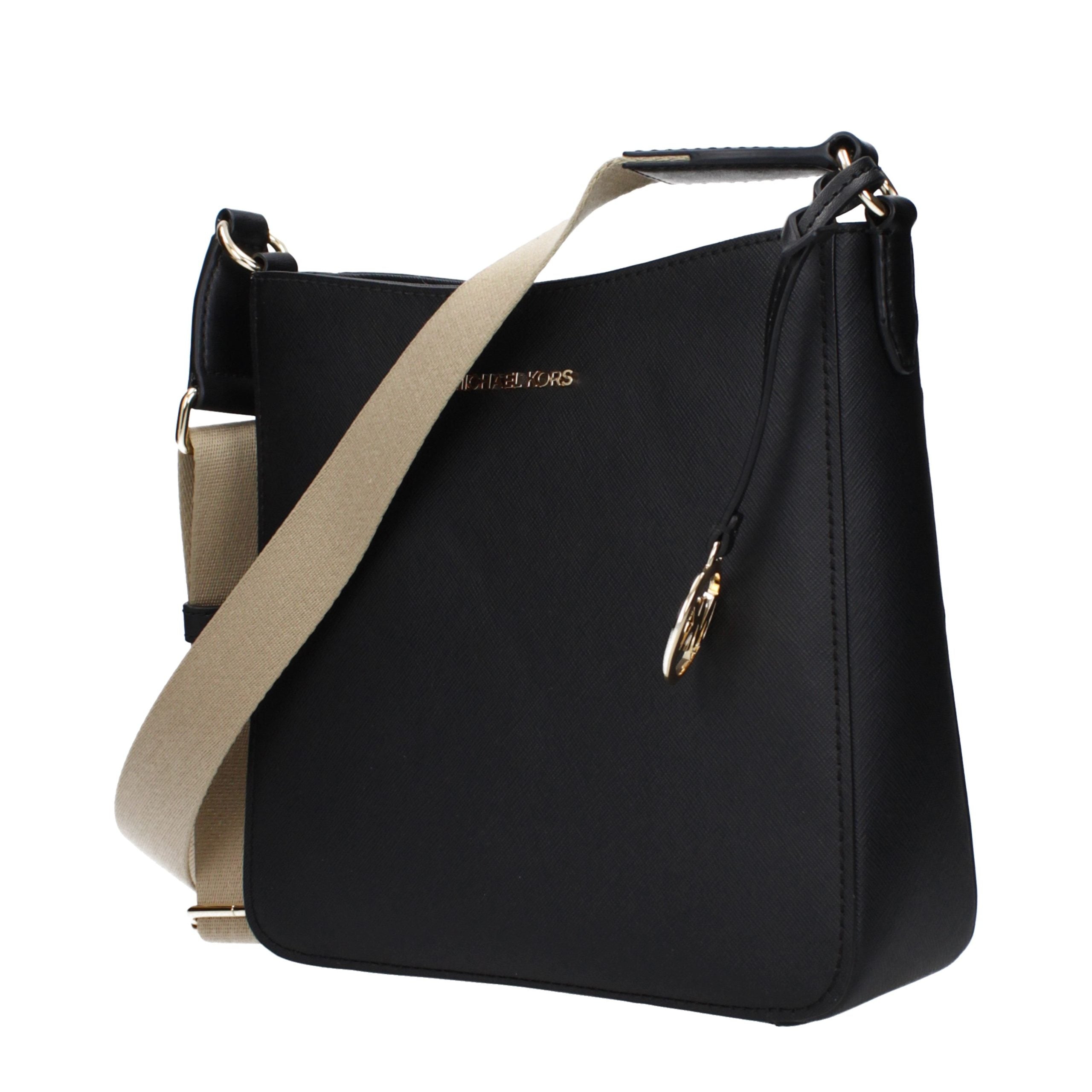 Michael Kors Black Leather Crossbody Bag Michael Kors
