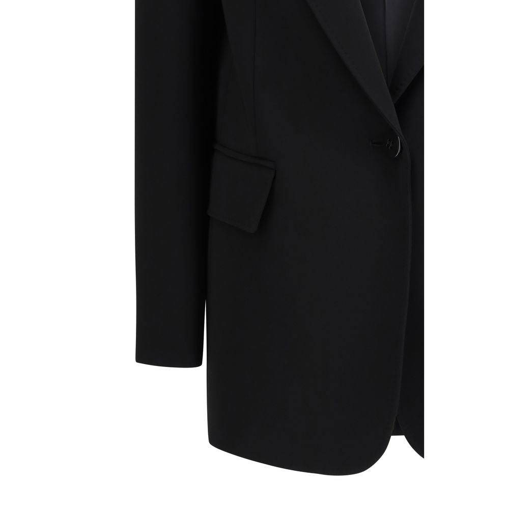 Max Mara Black Triacetate Blazer Max Mara