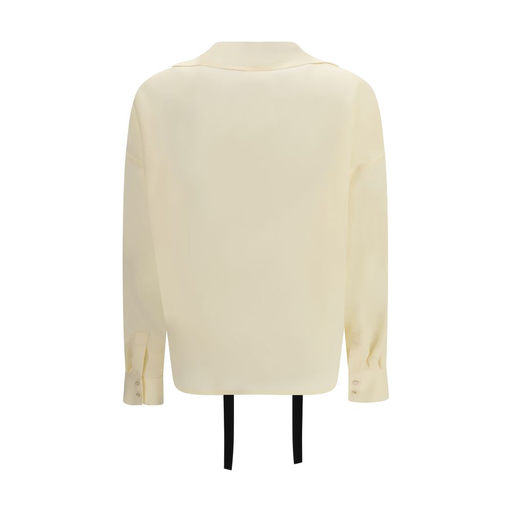 Max Mara Beige Silk Blouse Max Mara